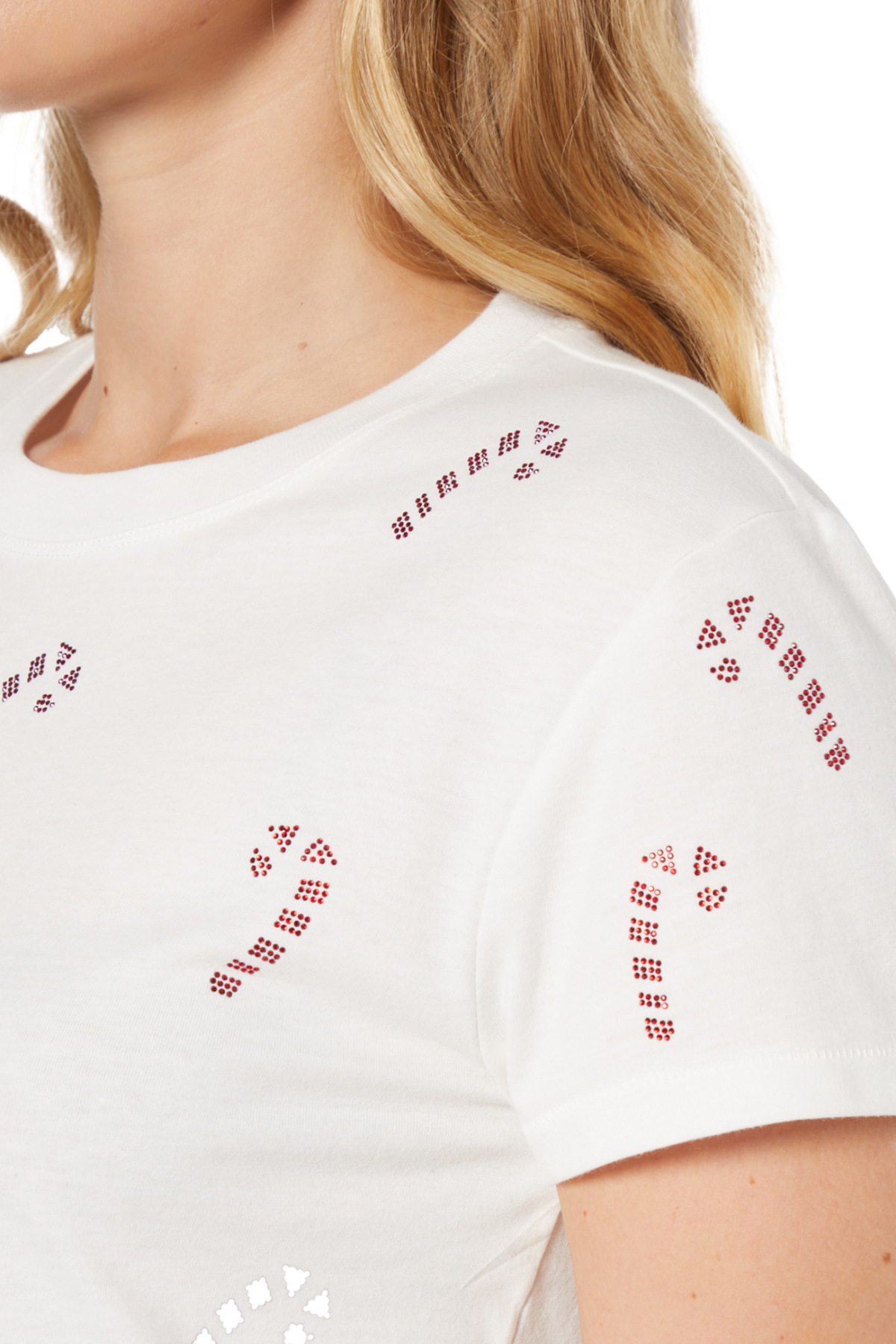 Candy Cane Jamie Tee | Snow White