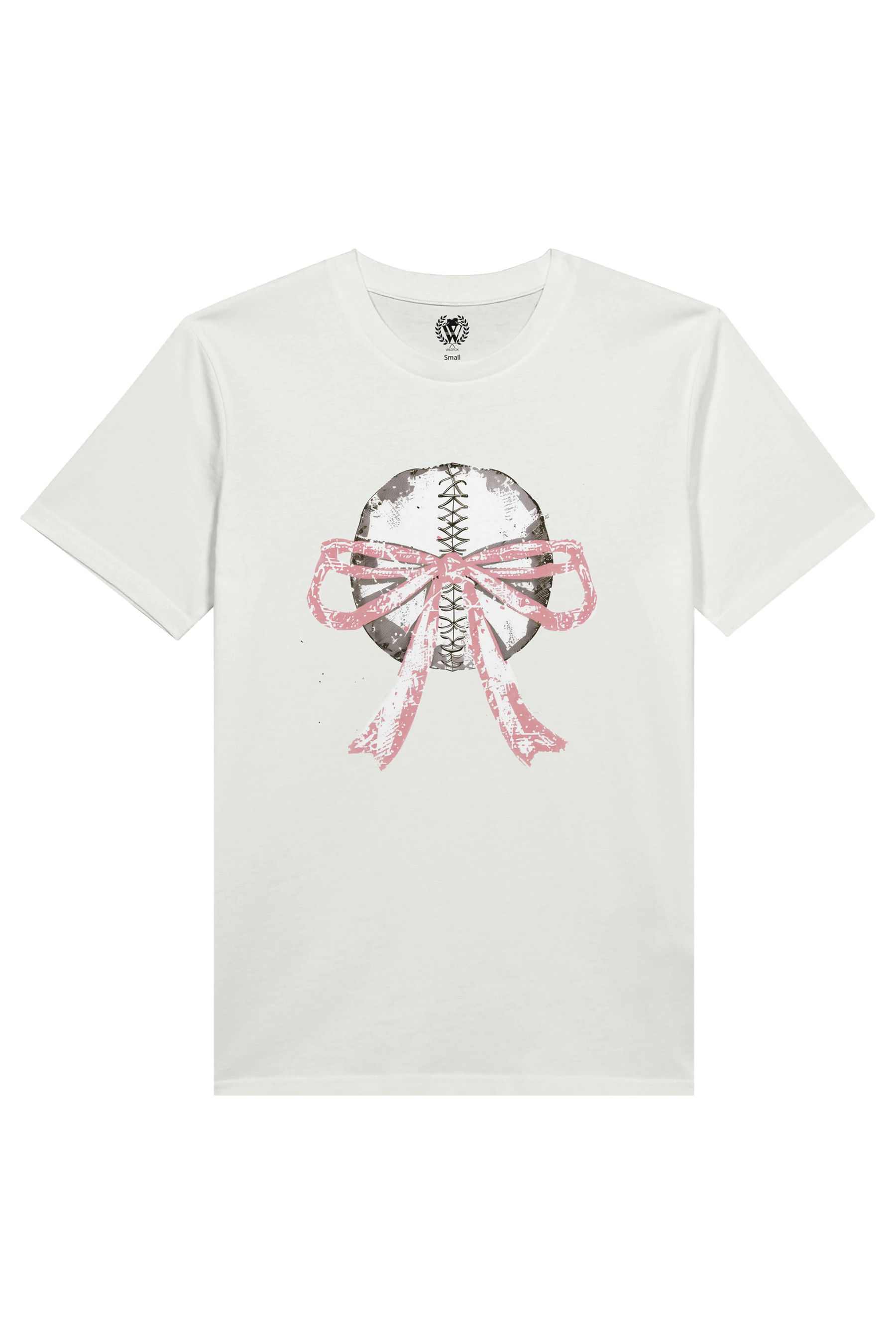 Baseball Bow | Organic White