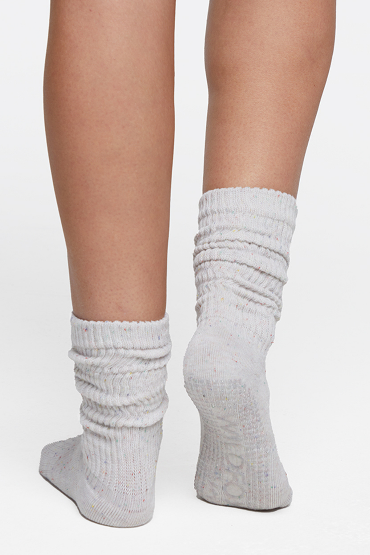 Sofia 2 Pack Slouchy Speckle Socks | Microchip/Sugar Swizzle