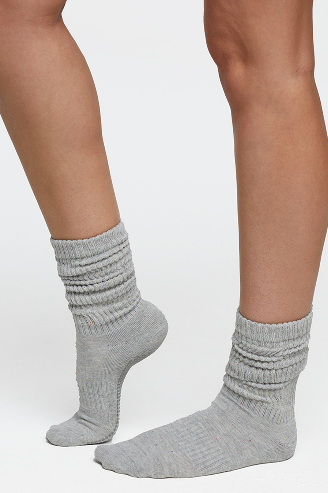 Sofia 2 Pack Slouchy Speckle Socks | Microchip/Sugar Swizzle