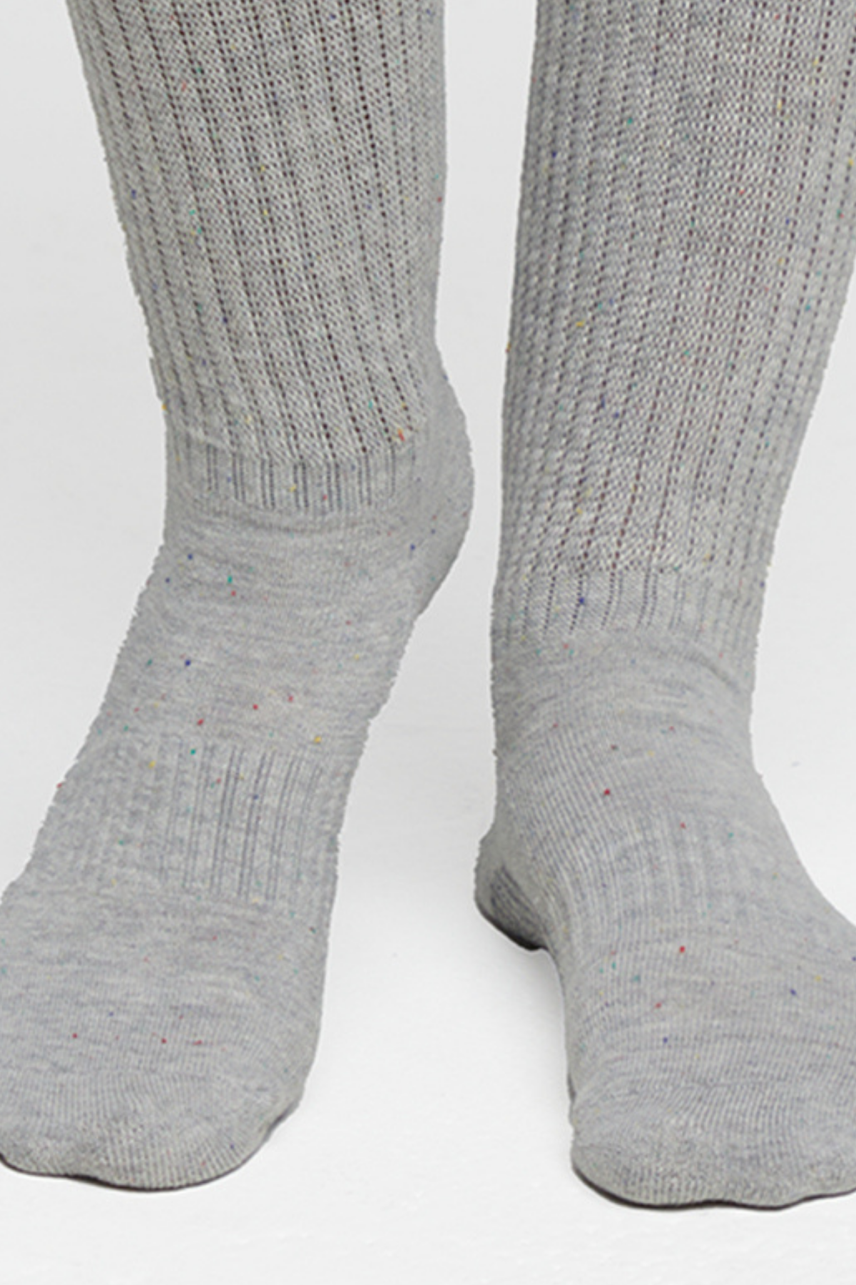 Sofia 2 Pack Slouchy Speckle Socks | Microchip/Sugar Swizzle