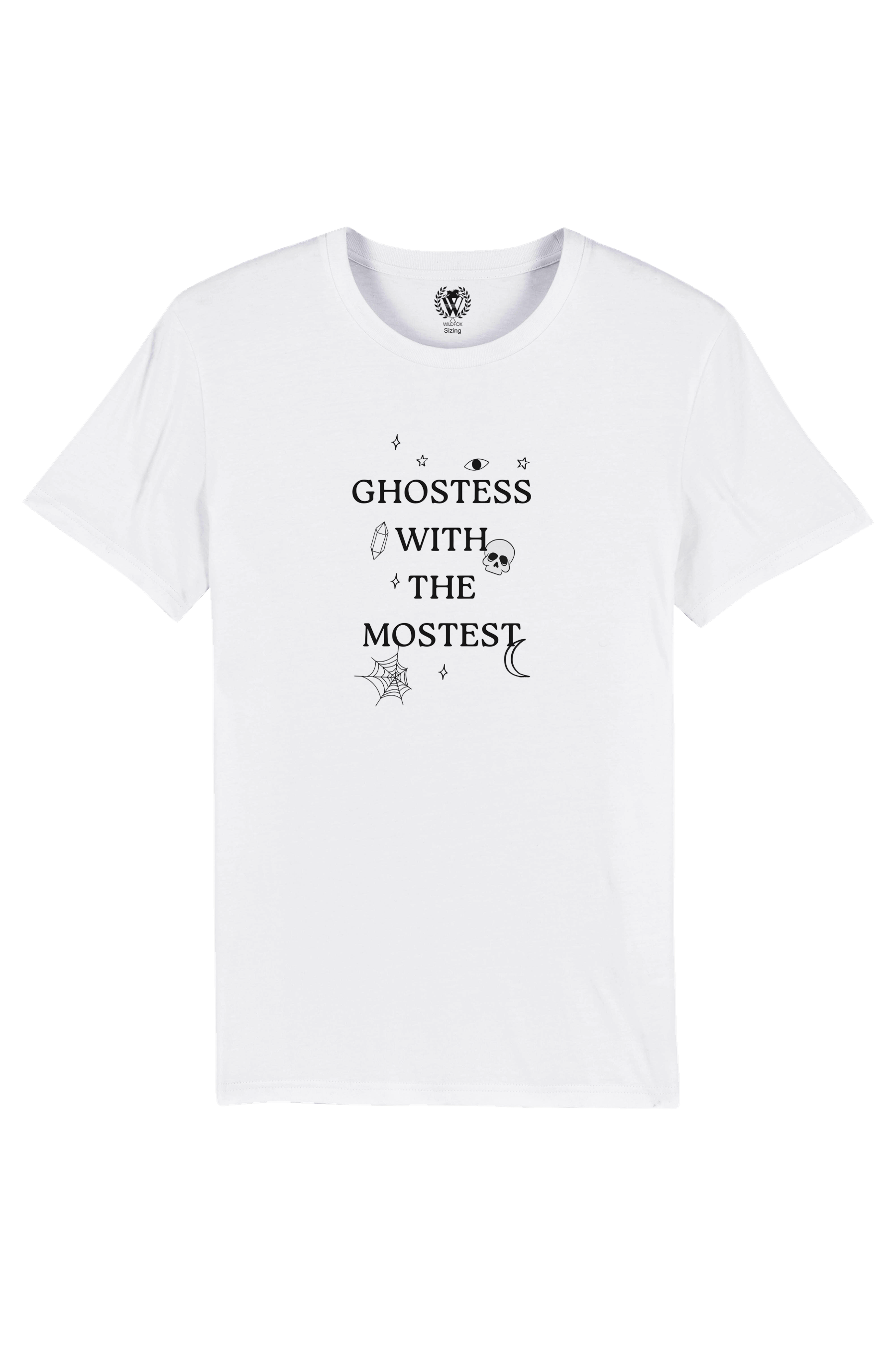 Ghostess Tee | Organic White