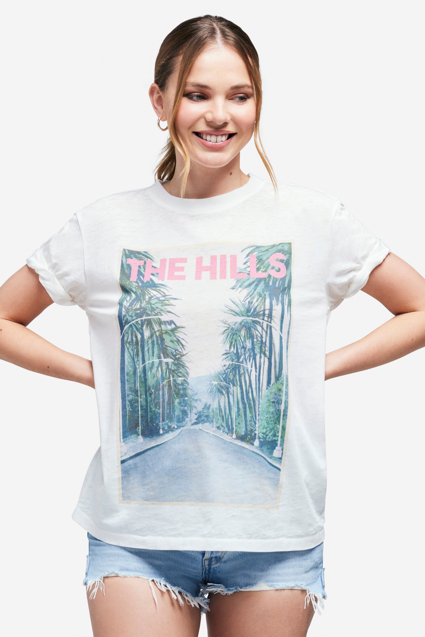 The Hills Kyle Boyfriend Tee | Clean White