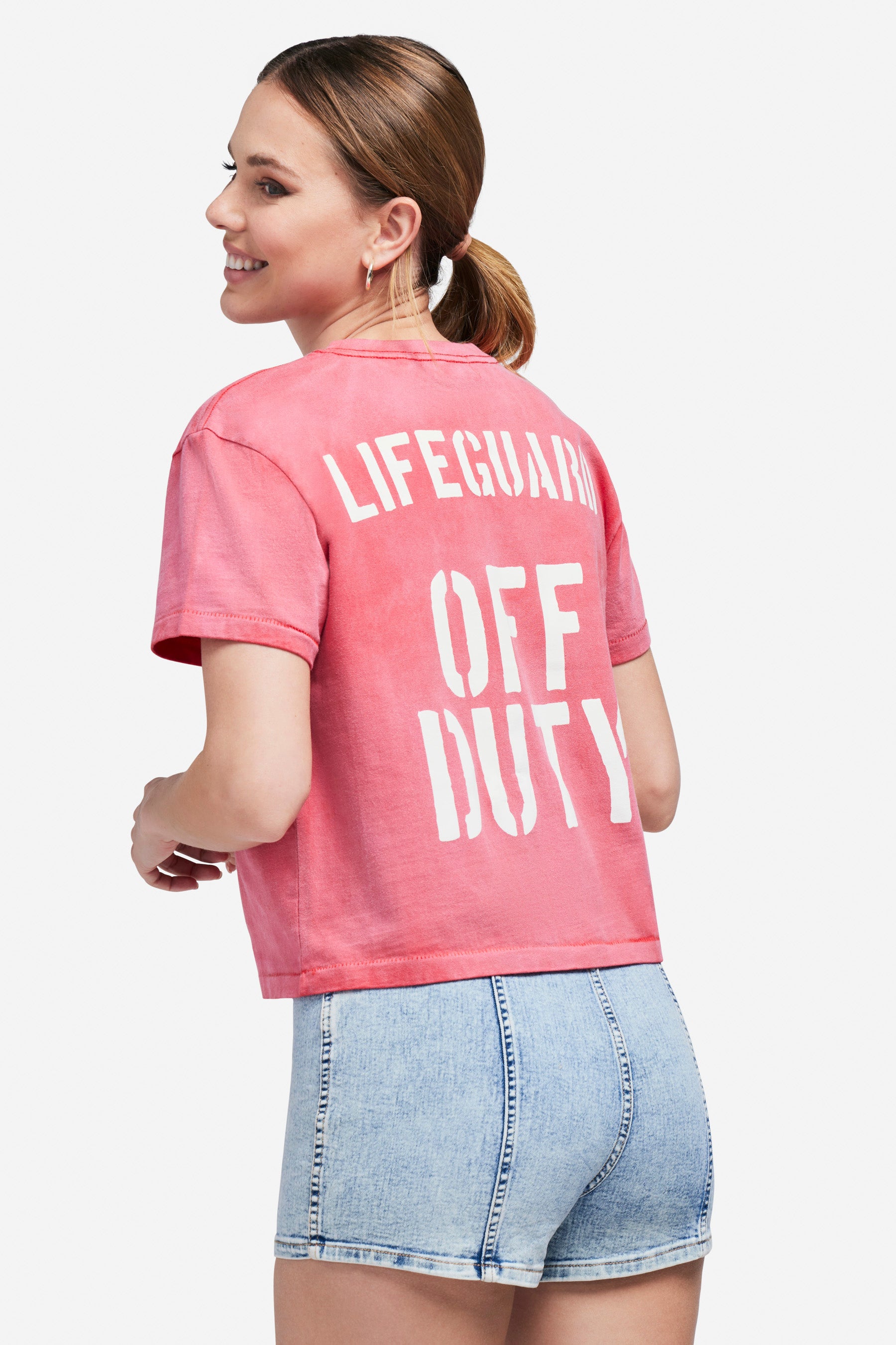 Off Duty Jaime Crop Tee | Toreador