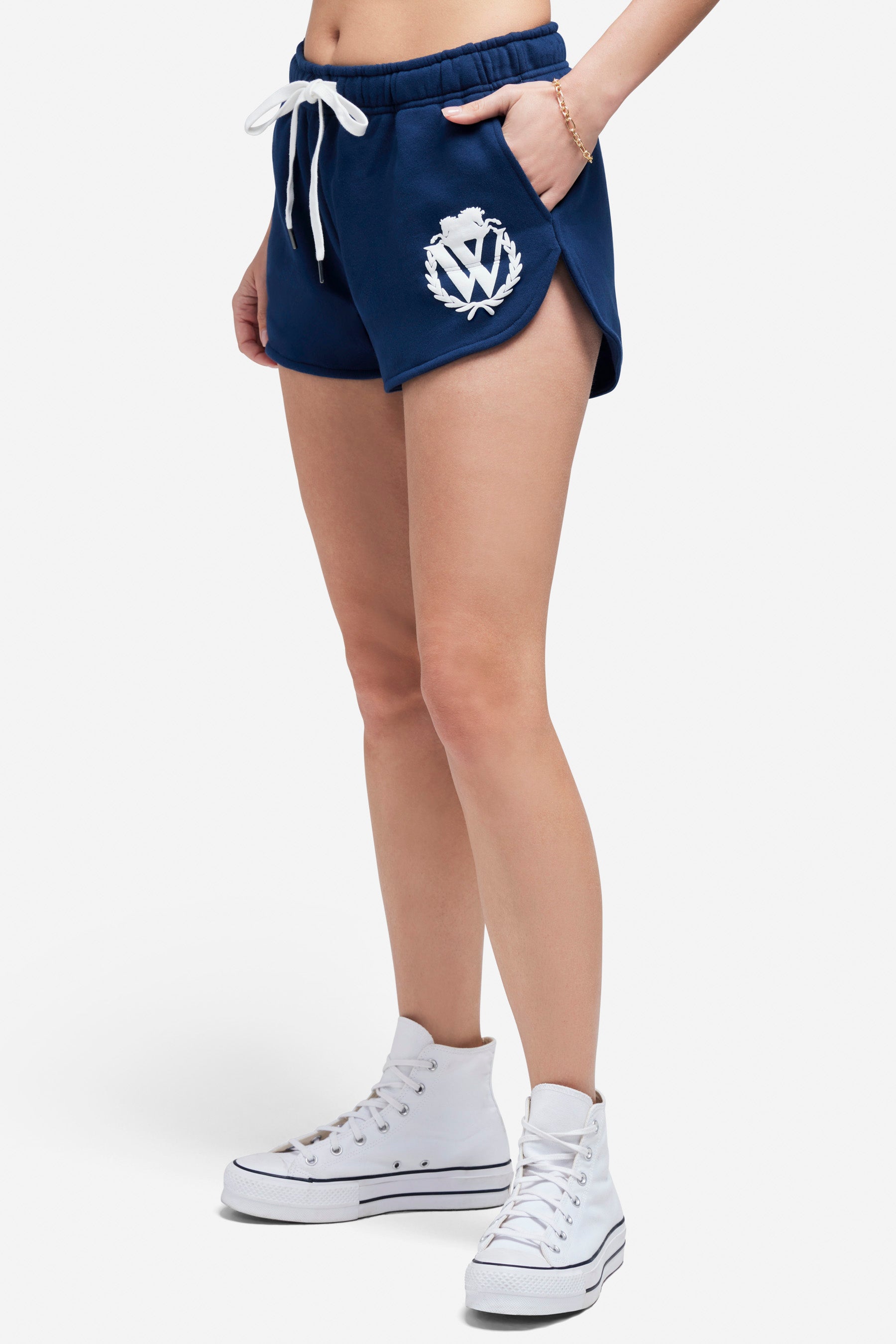 90s Crest Jules Short | Pageant Blue