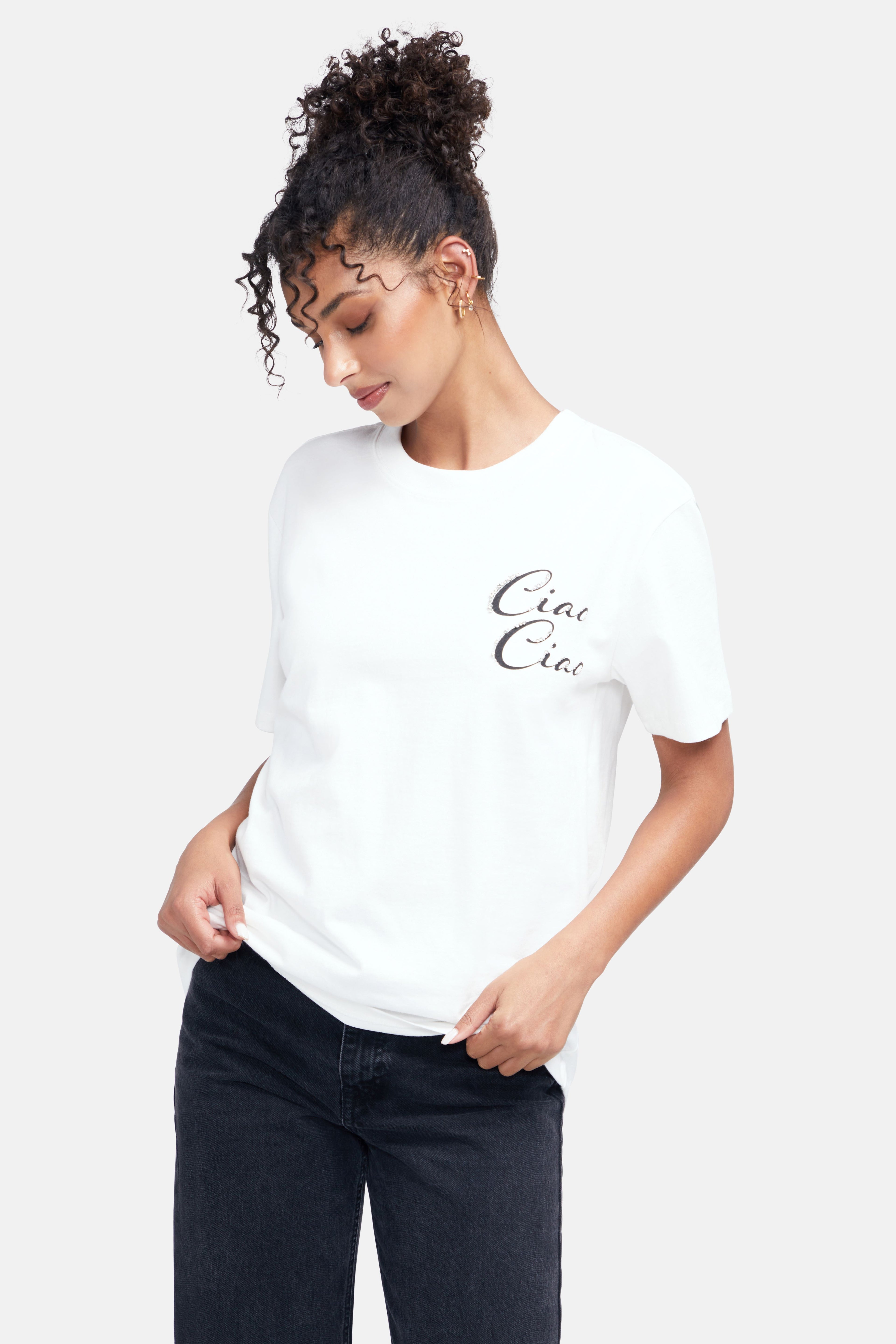 Ciao Ryan Boy Tee | Clean White