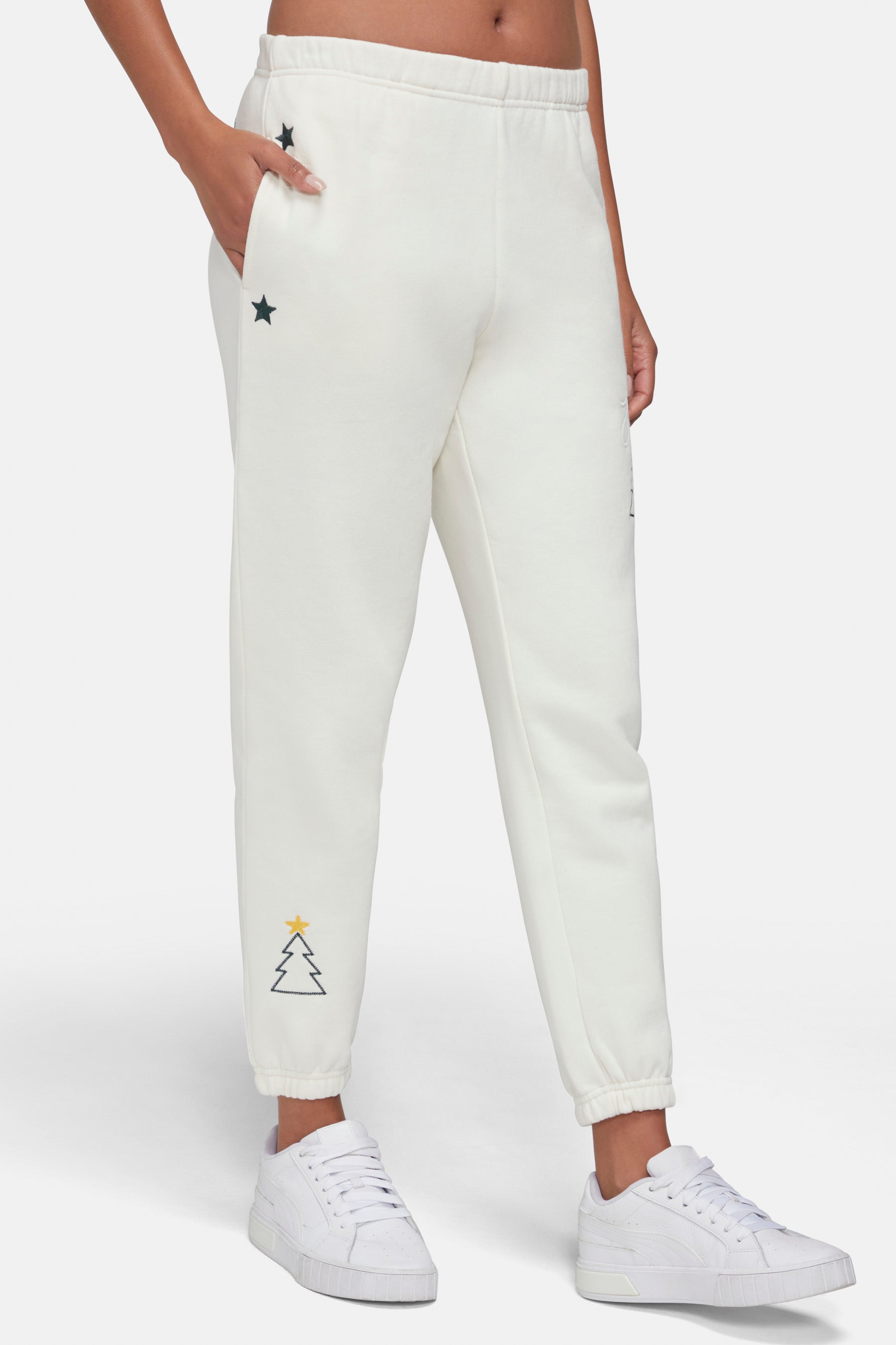 Joy Tree Emmy Sweatpants | Whisper White