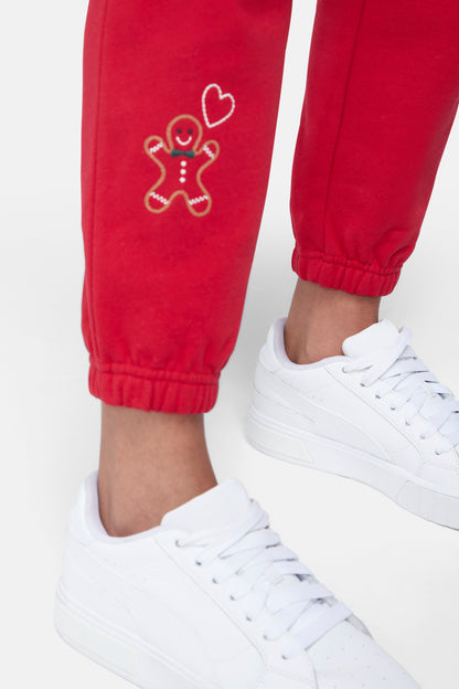 Naughty Emmy Sweatpants | Jester Red
