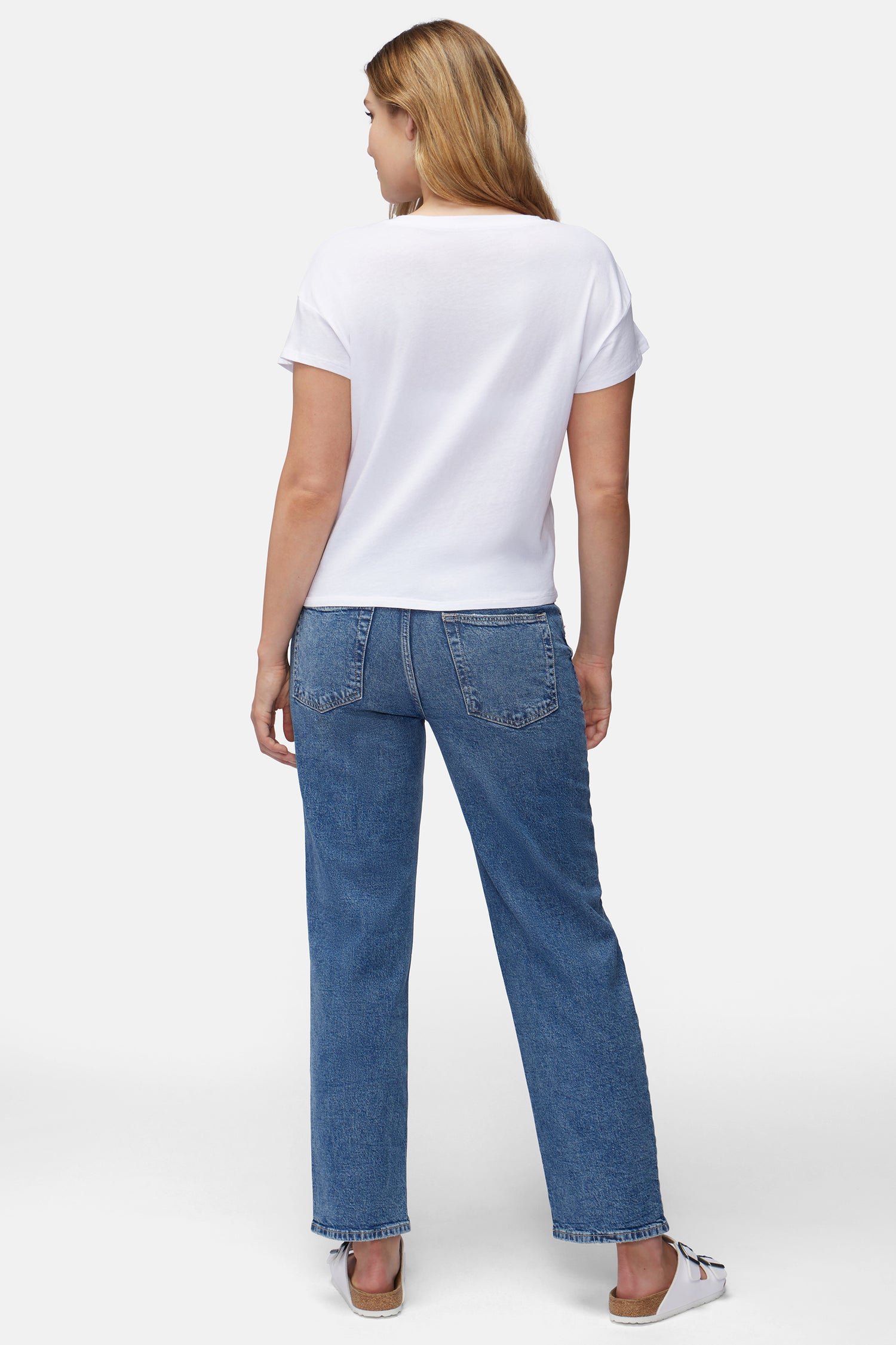 Paris Florals Chrissy Tee | Clean White