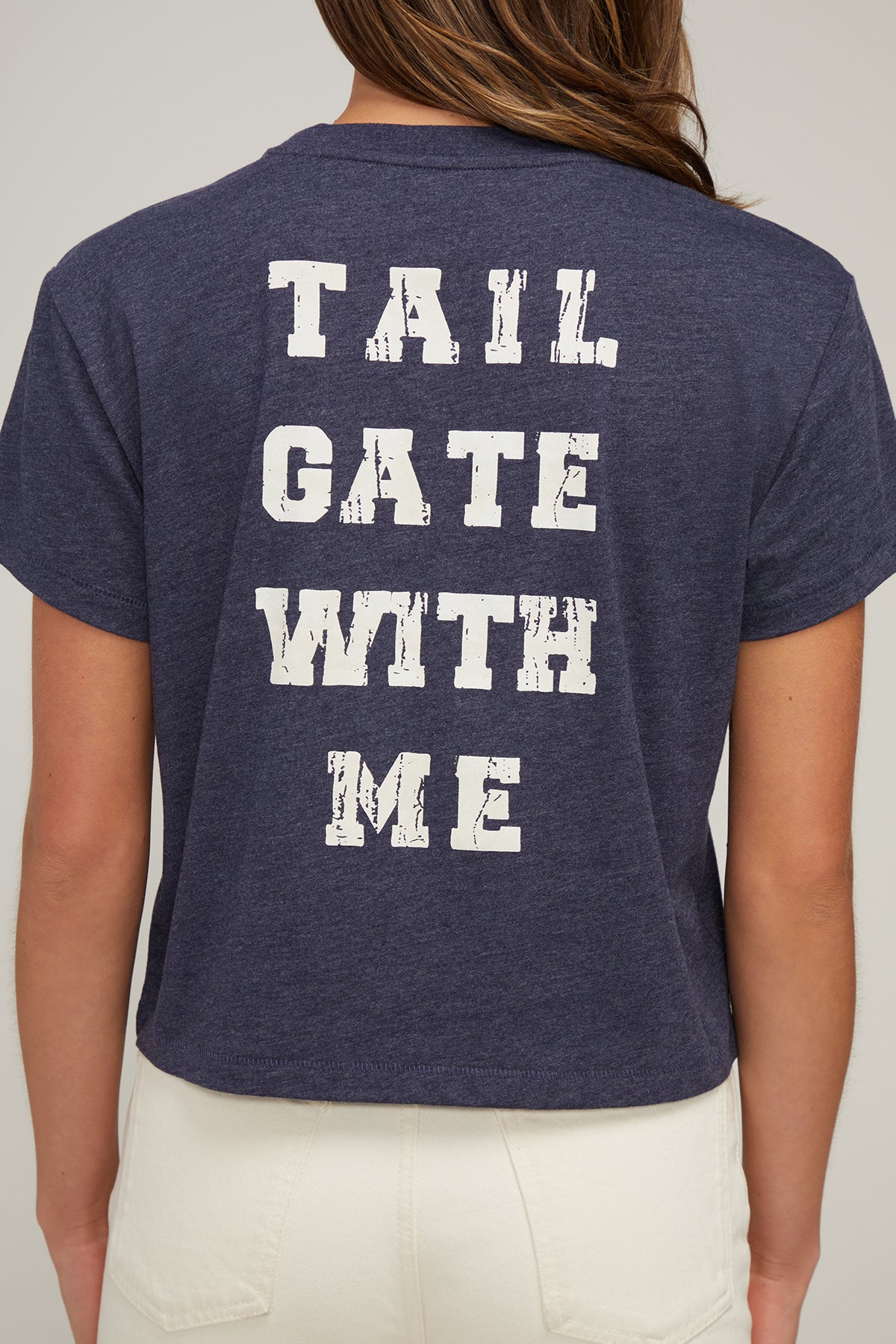 Tailgate With Me Jamie Tee | Heather Peacoat