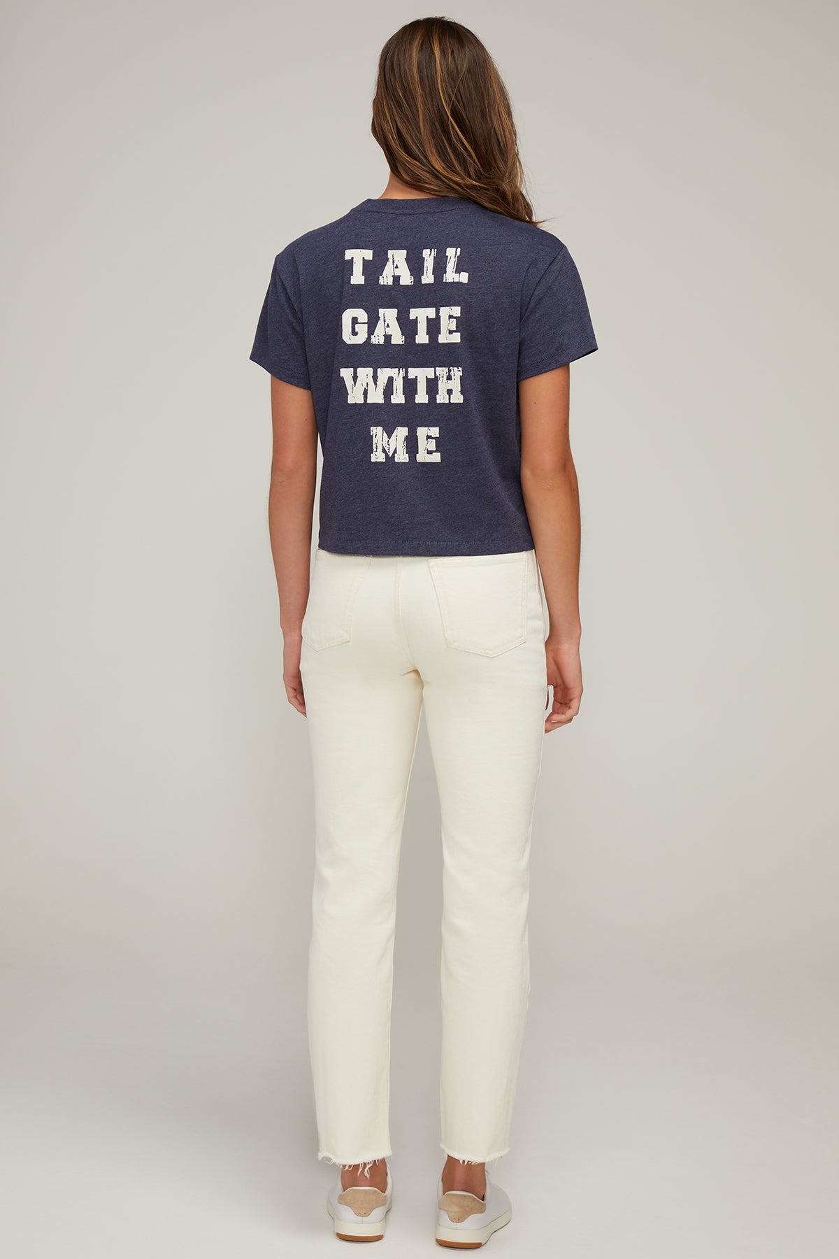 Tailgate With Me Jamie Tee | Heather Peacoat