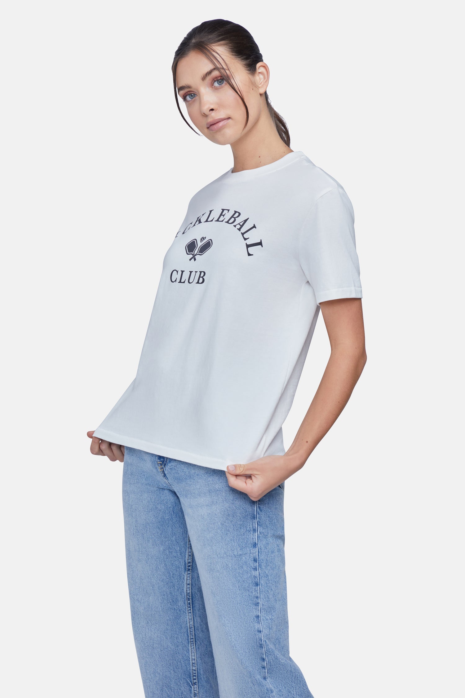 Pickleball Club Ryan Tee | Snow White