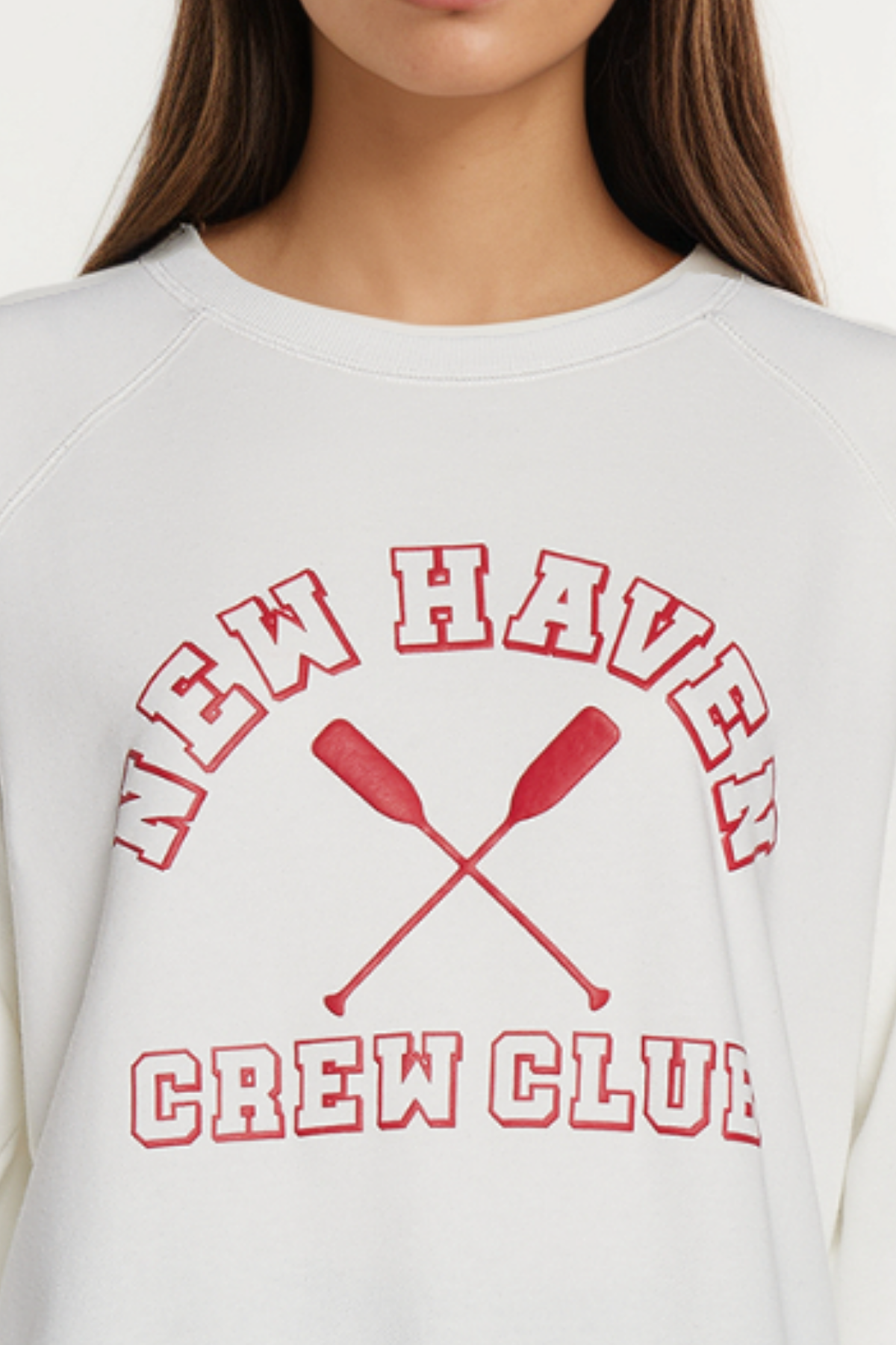Crew Club Keely Raglan Sweatshirt | Snow White