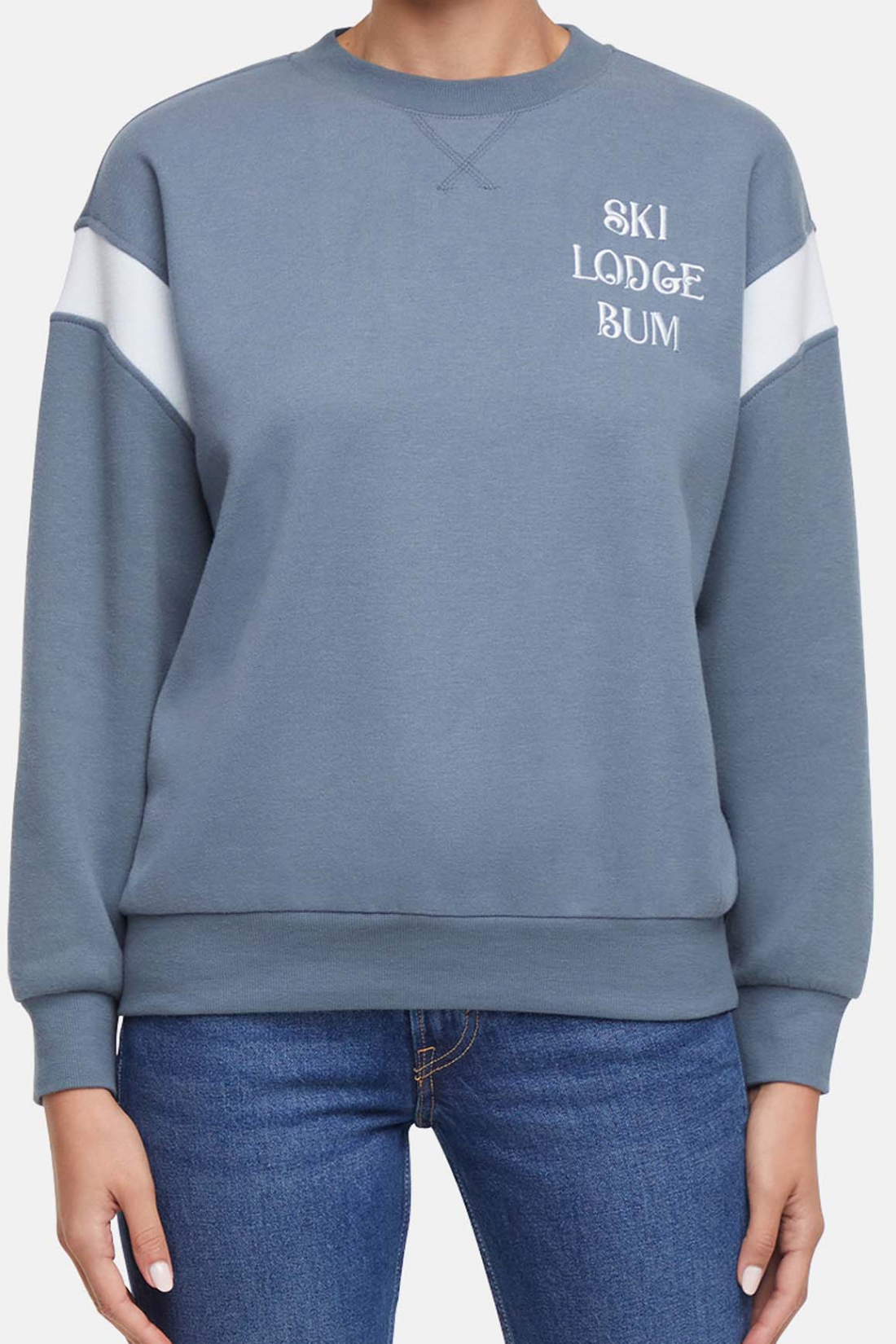 Lodge Bum Varsity Charlie Sweatshirt | Stormy Weather
