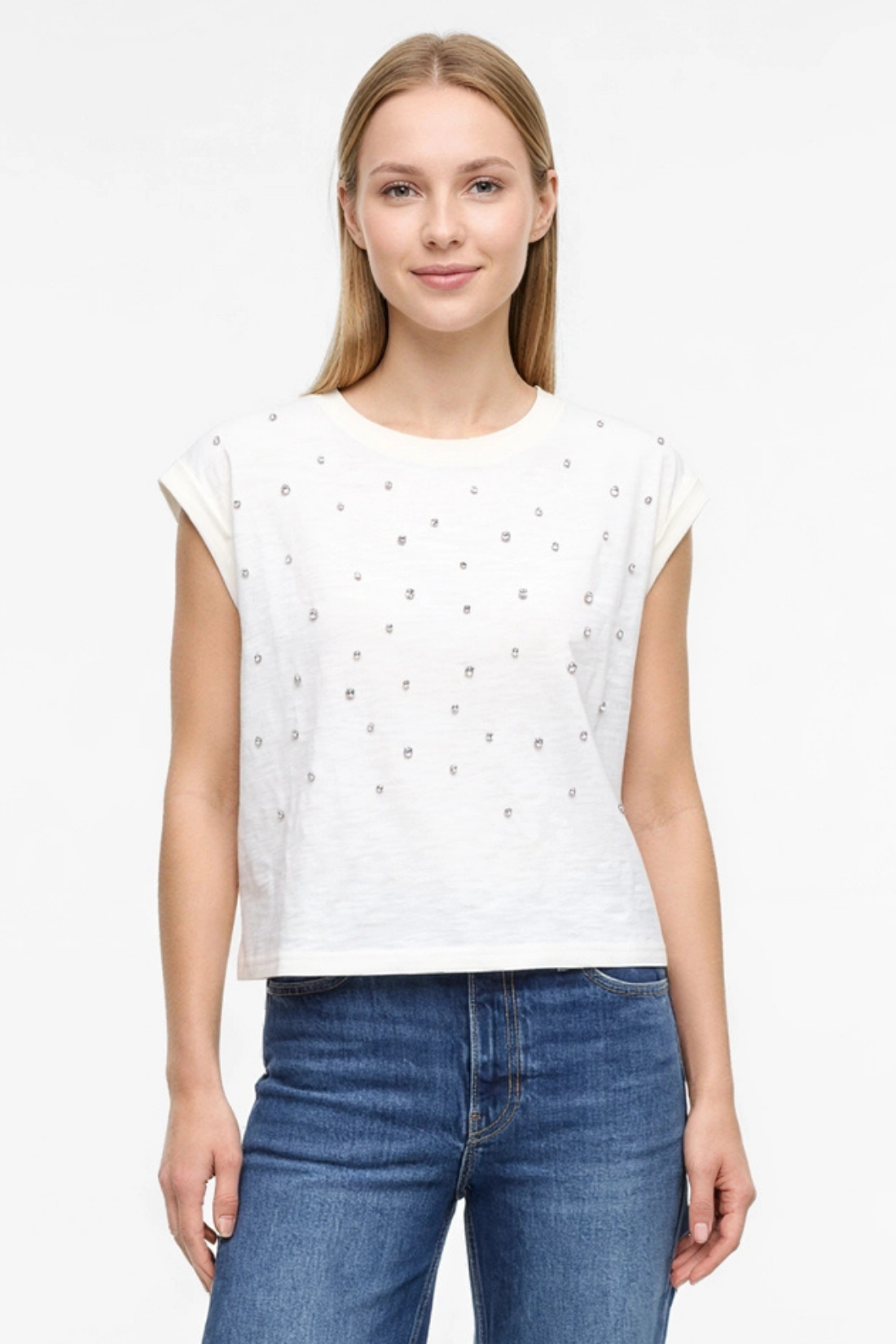 Rhinestone Nova Tee | Snow White