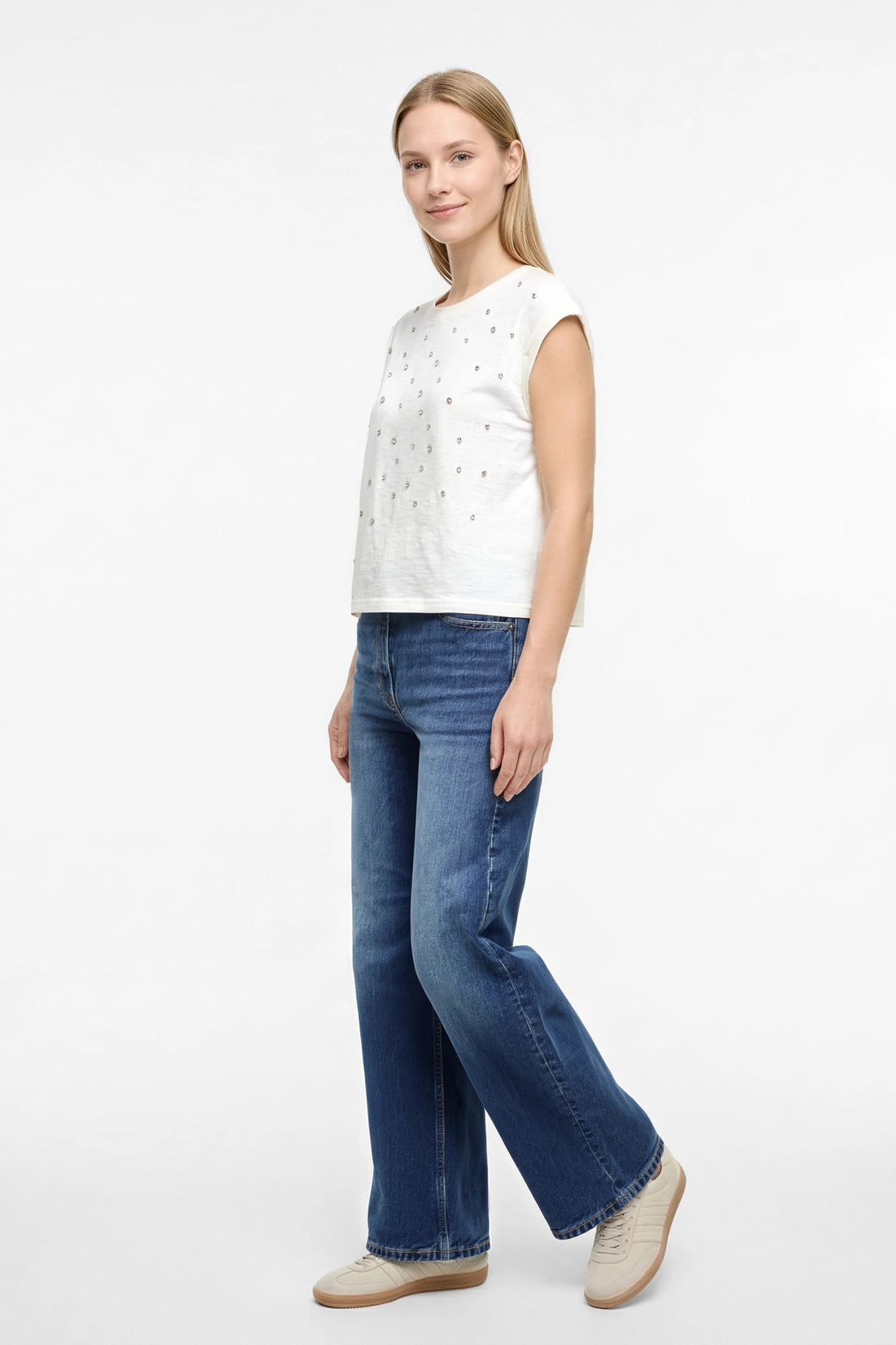 Rhinestone Nova Tee | Snow White
