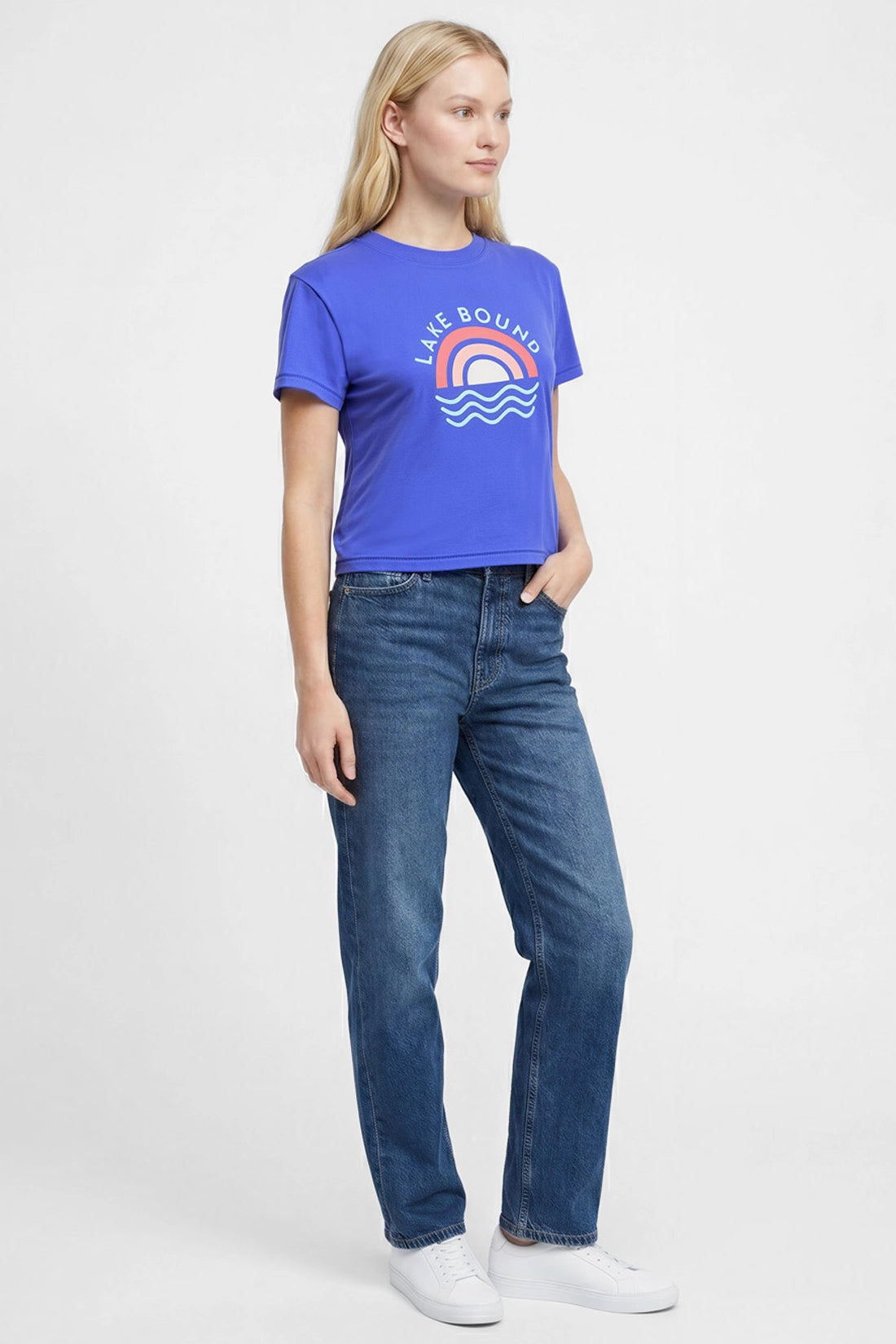 Lake Bound Jamie Tee | Dazzling Blue