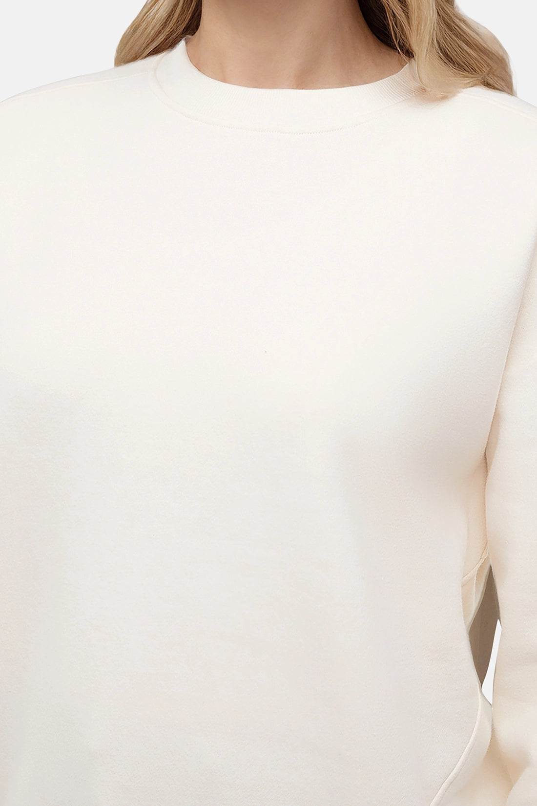 Andie Crew Pullover - Eggnog