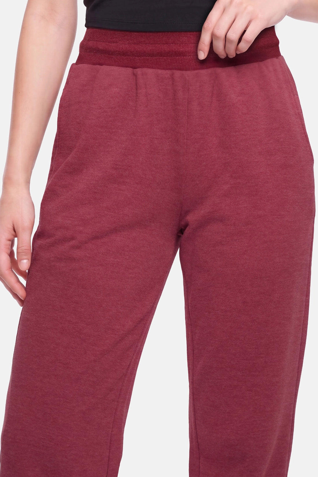 Mara Sweatpant - Heather Tibetan Red