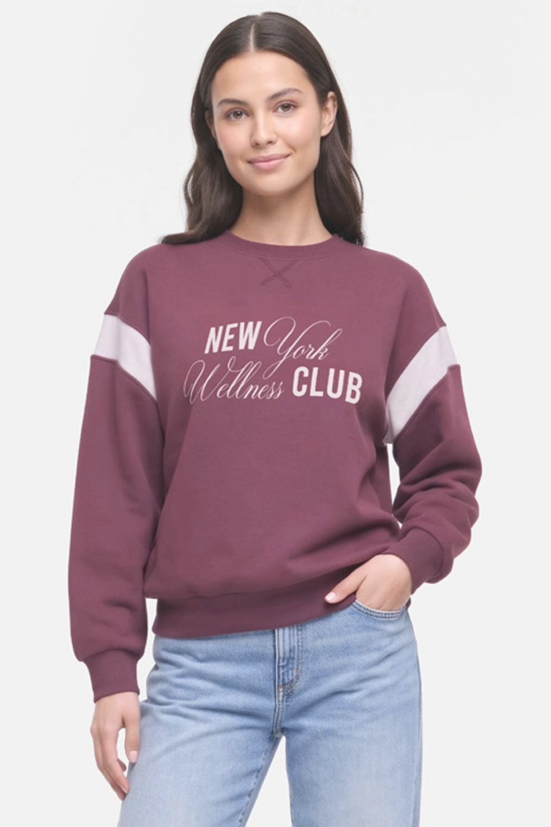 Wellness Club Varsity Charlie Sweatshirt | Vineyard Wine