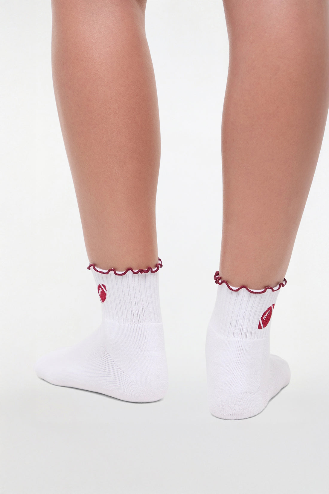 Nina 2-Pack Ankle Socks | White/Zinfandel