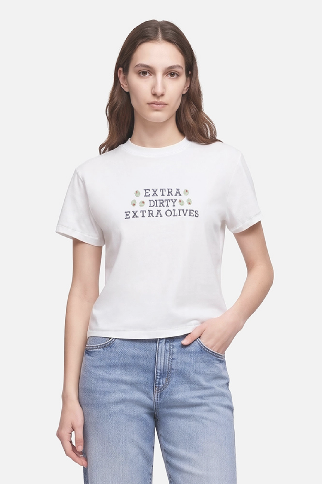 Extra Dirty Olives Jamie Tee | Snow White