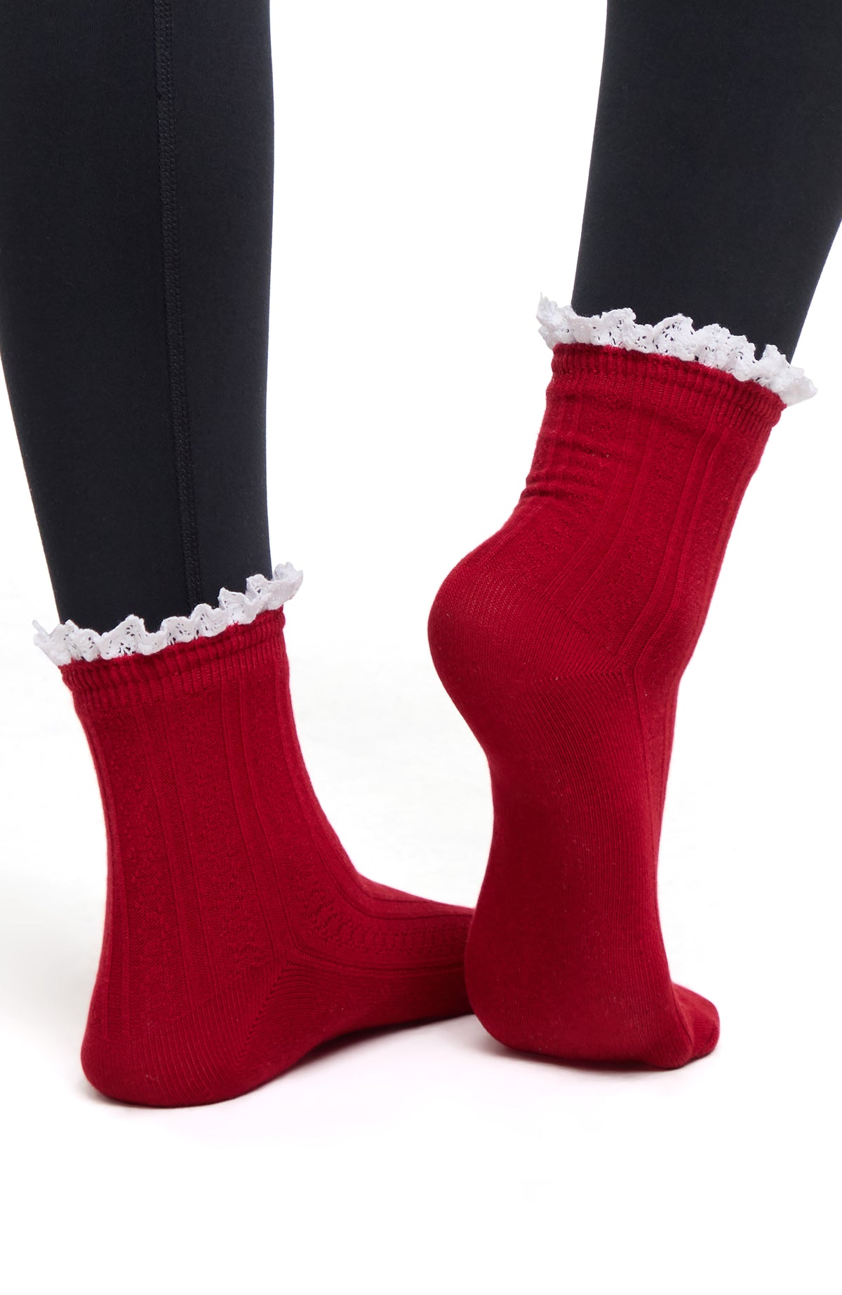 Rina 2-Pack Ankle Socks | Scooter/White