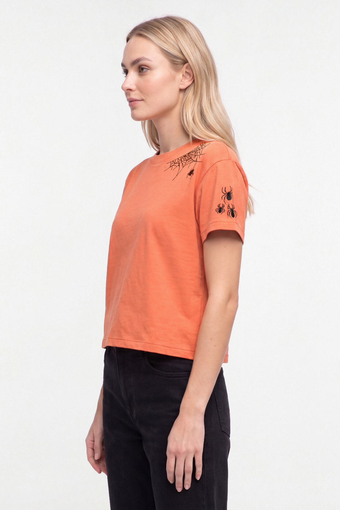 Spider Webs Jamie Tee | Autumn Leaf