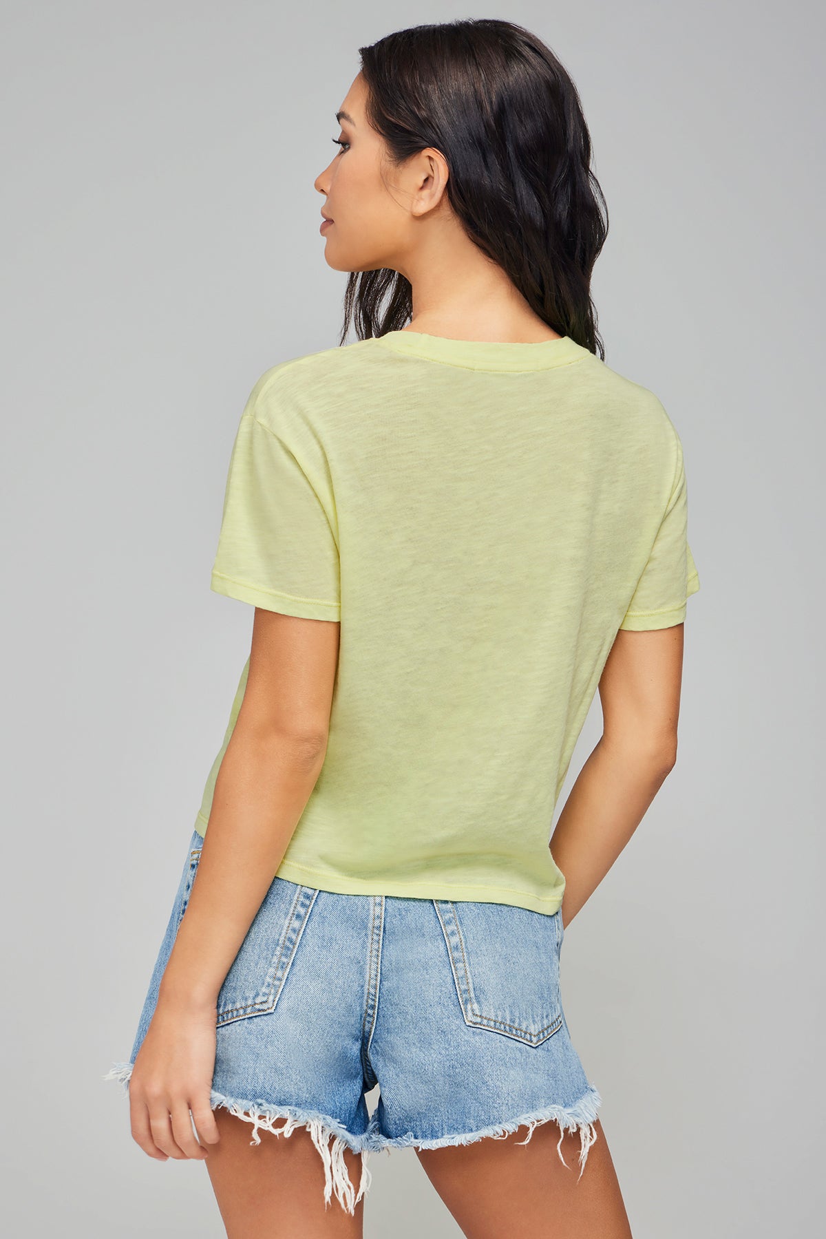 Slub Boy Tee | Pigment Pale Lime Yellow