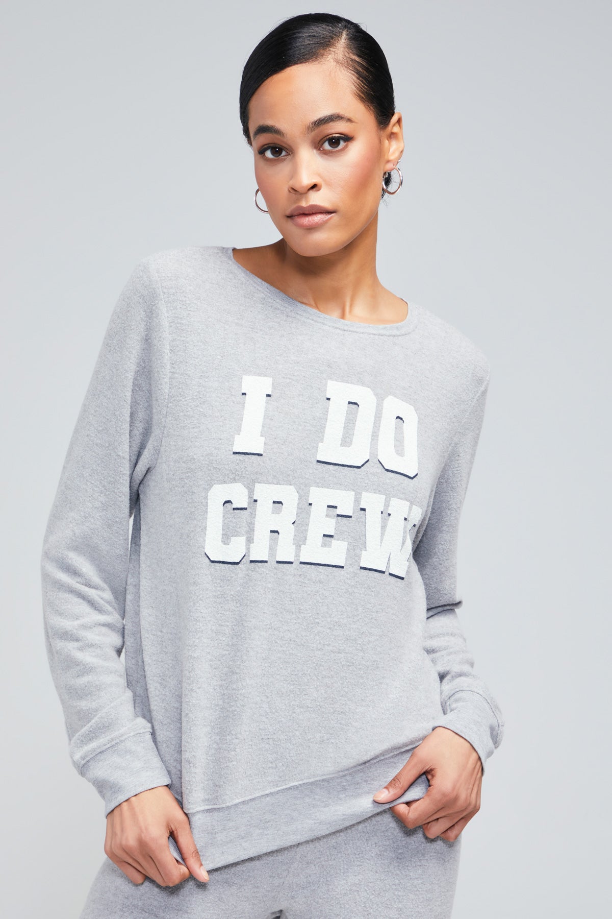 I Do Crew Baggy Beach Jumper | Heather