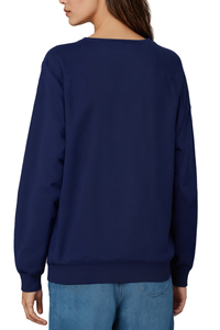 Wellness Society Keely Raglan Sweatshirt | Medieval Blue