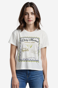 Martini Lounge Jamie Tee | Snow White