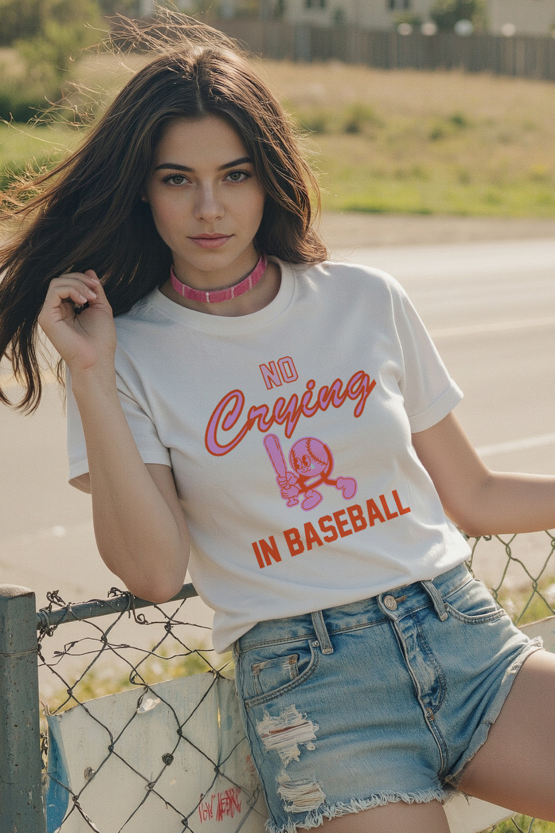 No Crying In Baseball! | Organic White