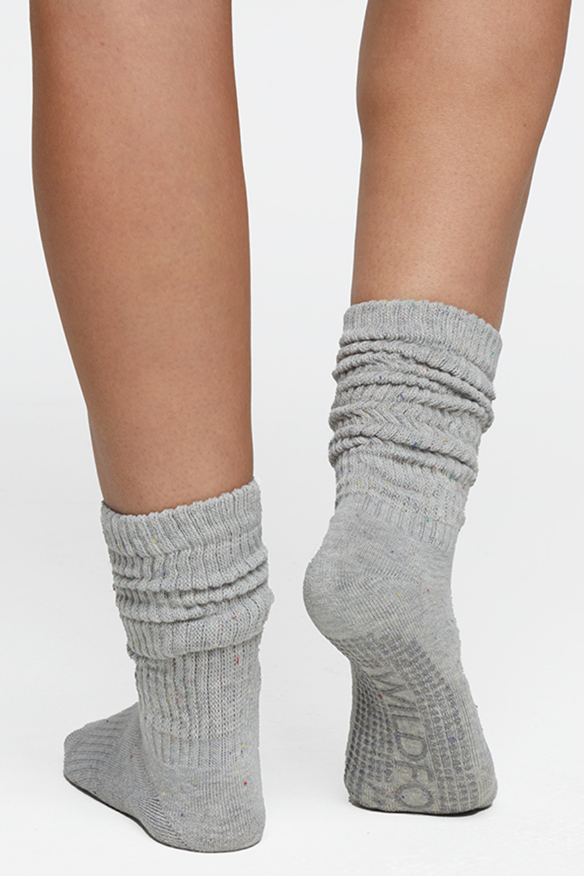 Sofia 2 Pack Slouchy Speckle Socks | Microchip/Sugar Swizzle