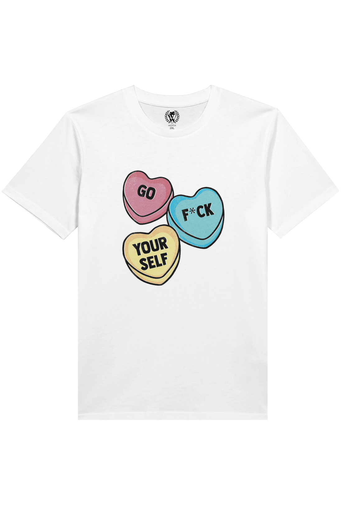 GFY Candy Hearts | Organic White