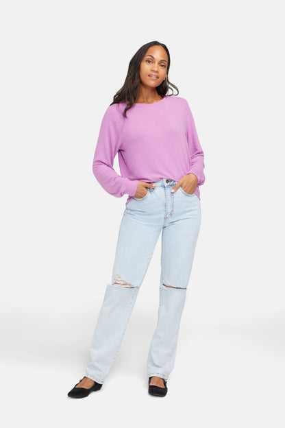 Baggy Beach Jumper | Radiant Orchid