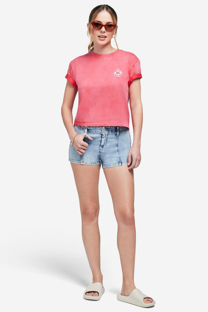 Off Duty Jaime Crop Tee | Toreador