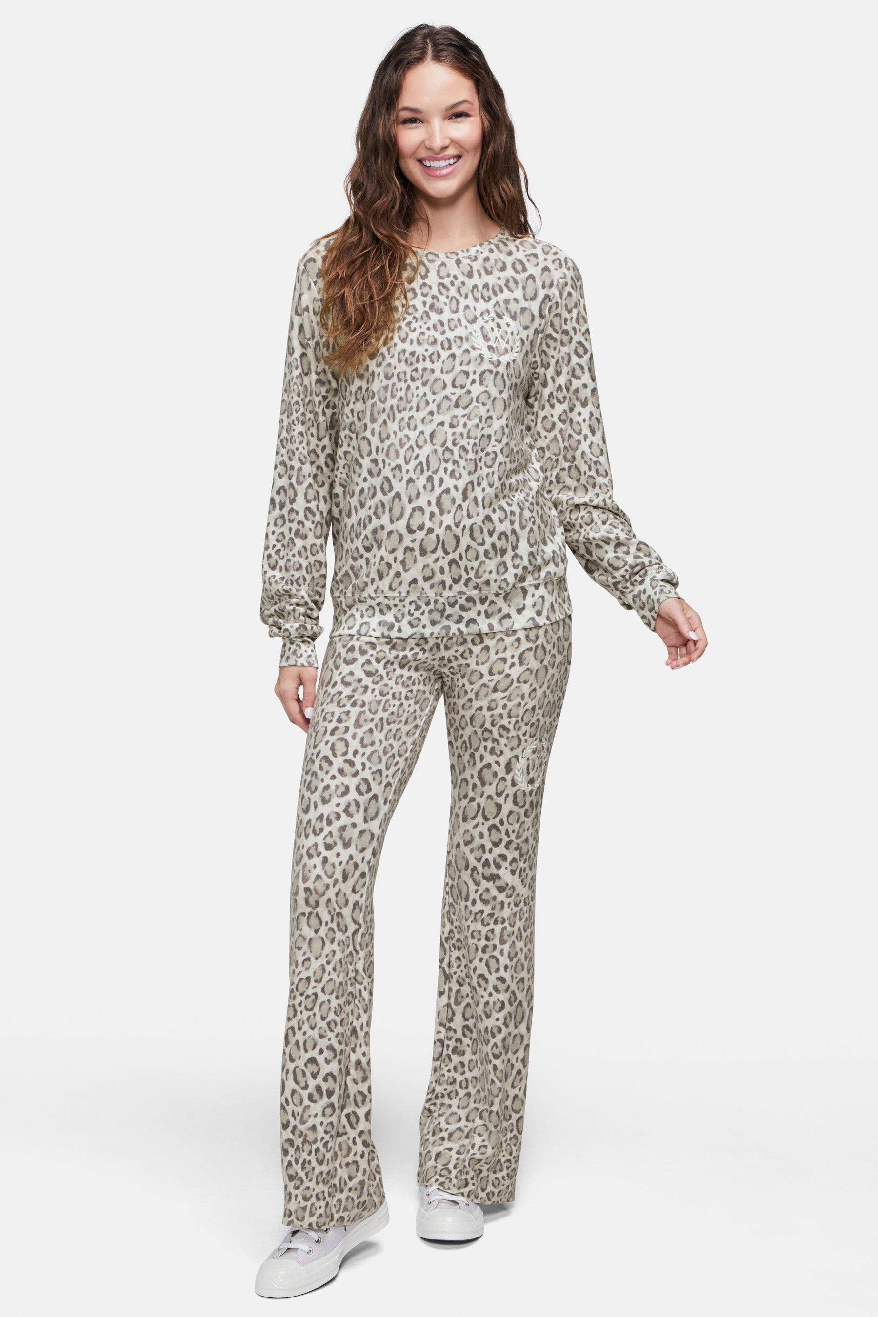 Animal Print Tennis Club Pant | Coconut Milk Endless Safari