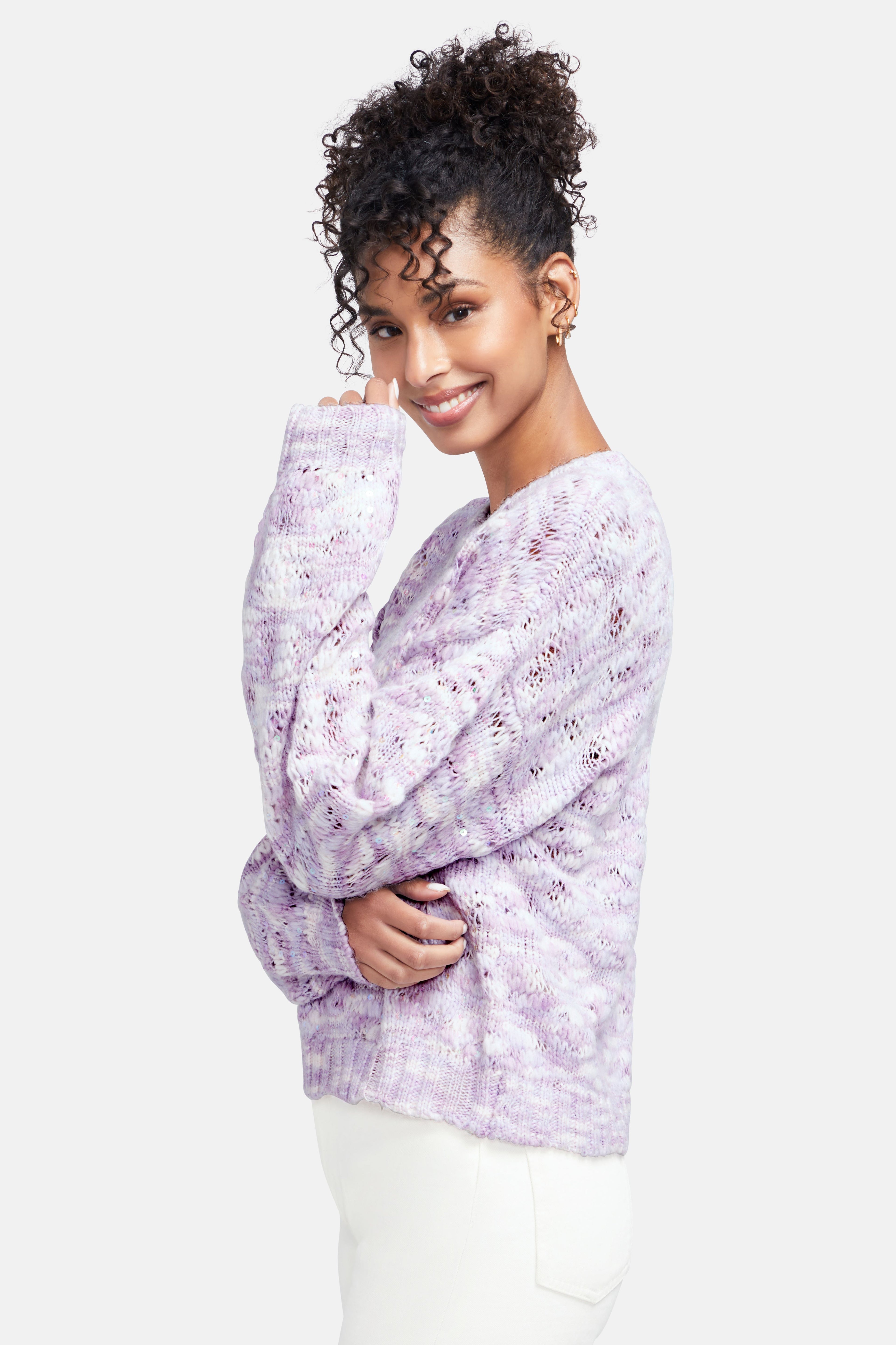 Space Dye Sweater | Winsome Orchid