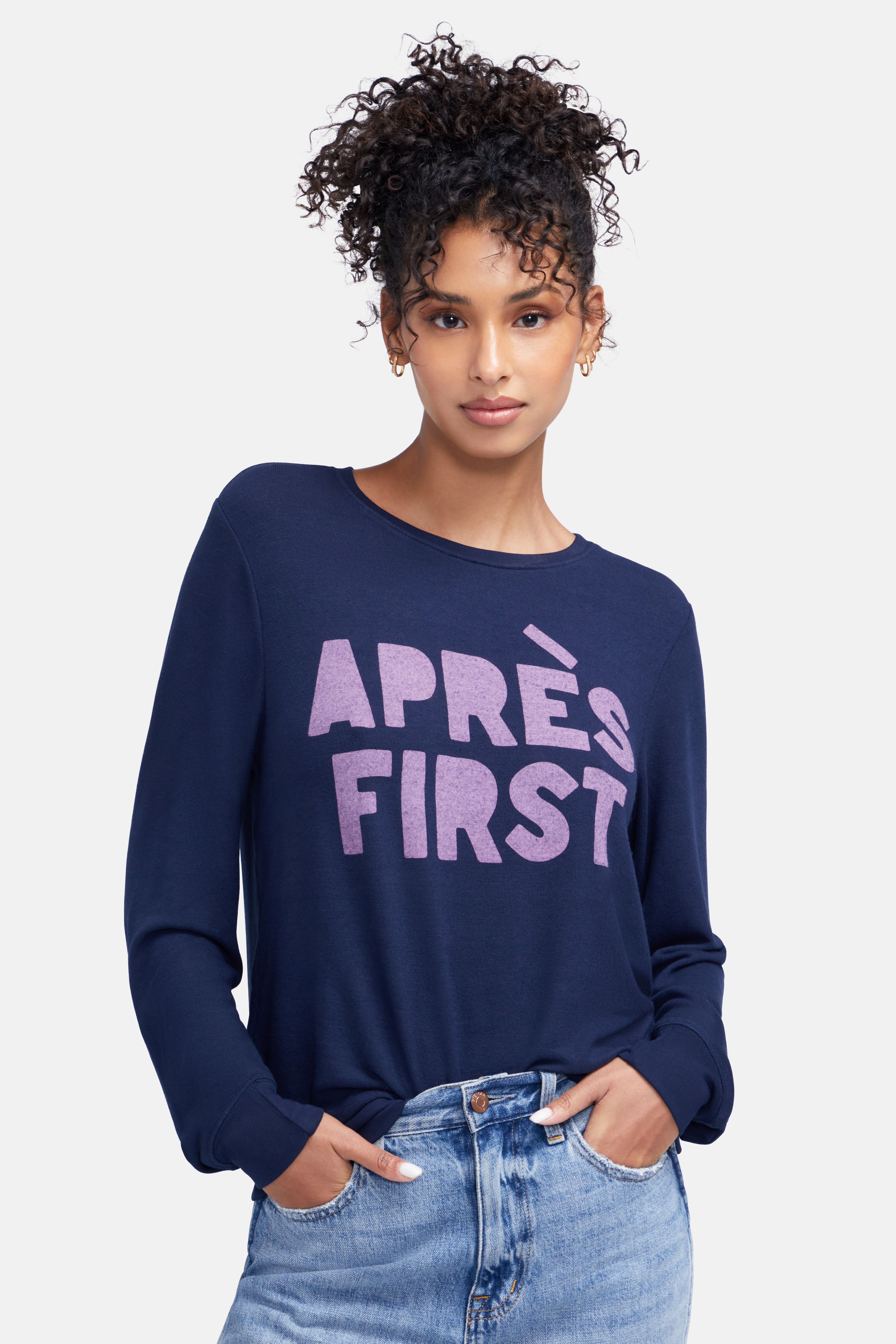 Apres Ski Baggy Beach Jumper Black Iris Wildfox Couture