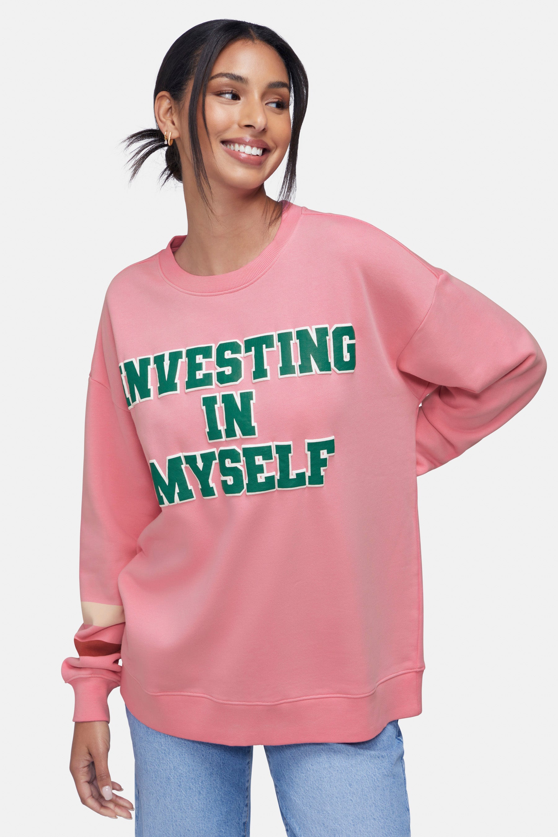 Invest Myself Roadtrip Sweatshirt | Aurora Pink