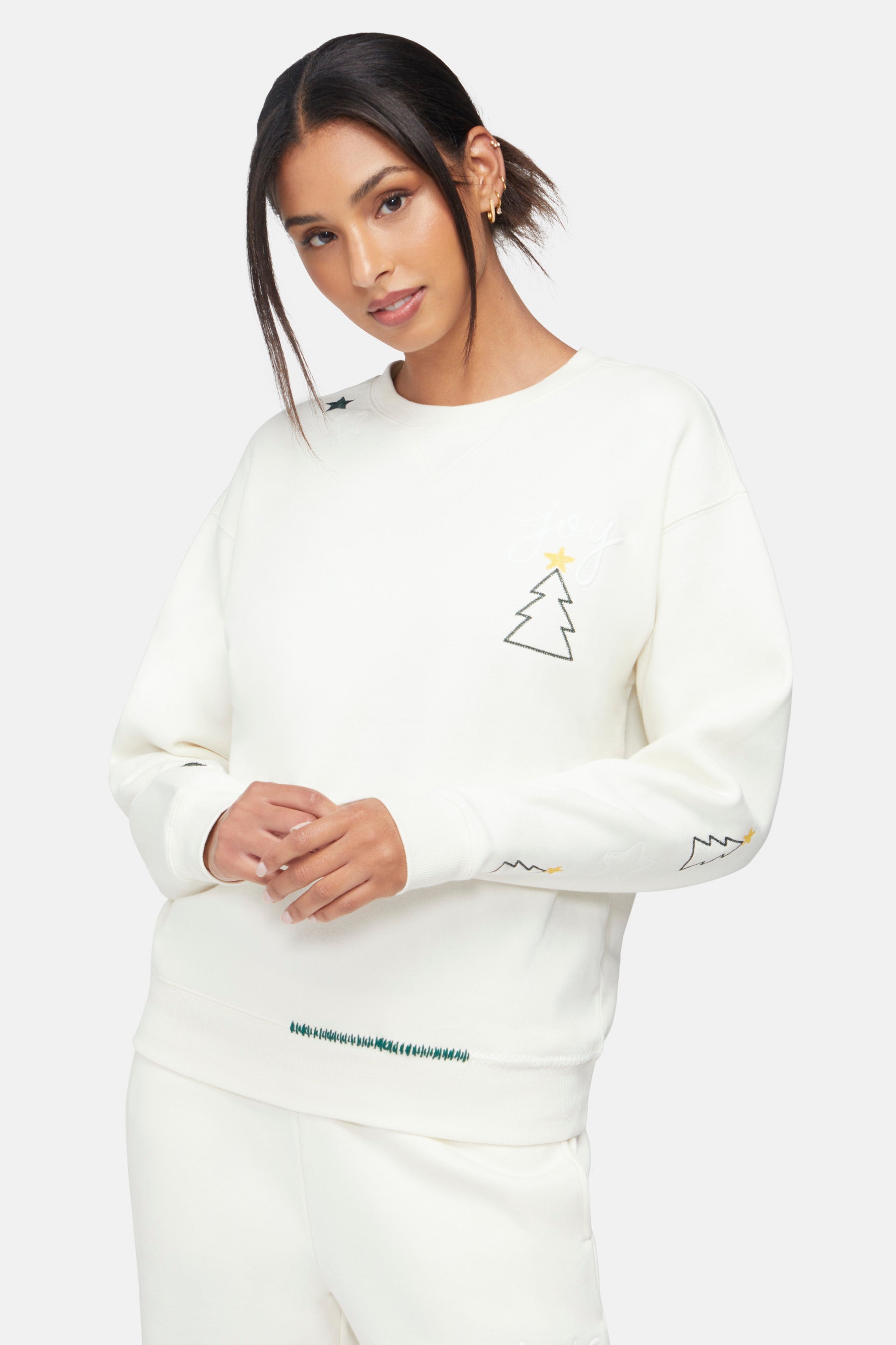 Joy Tree Cody Sweatshirt Whisper White Wildfox Couture