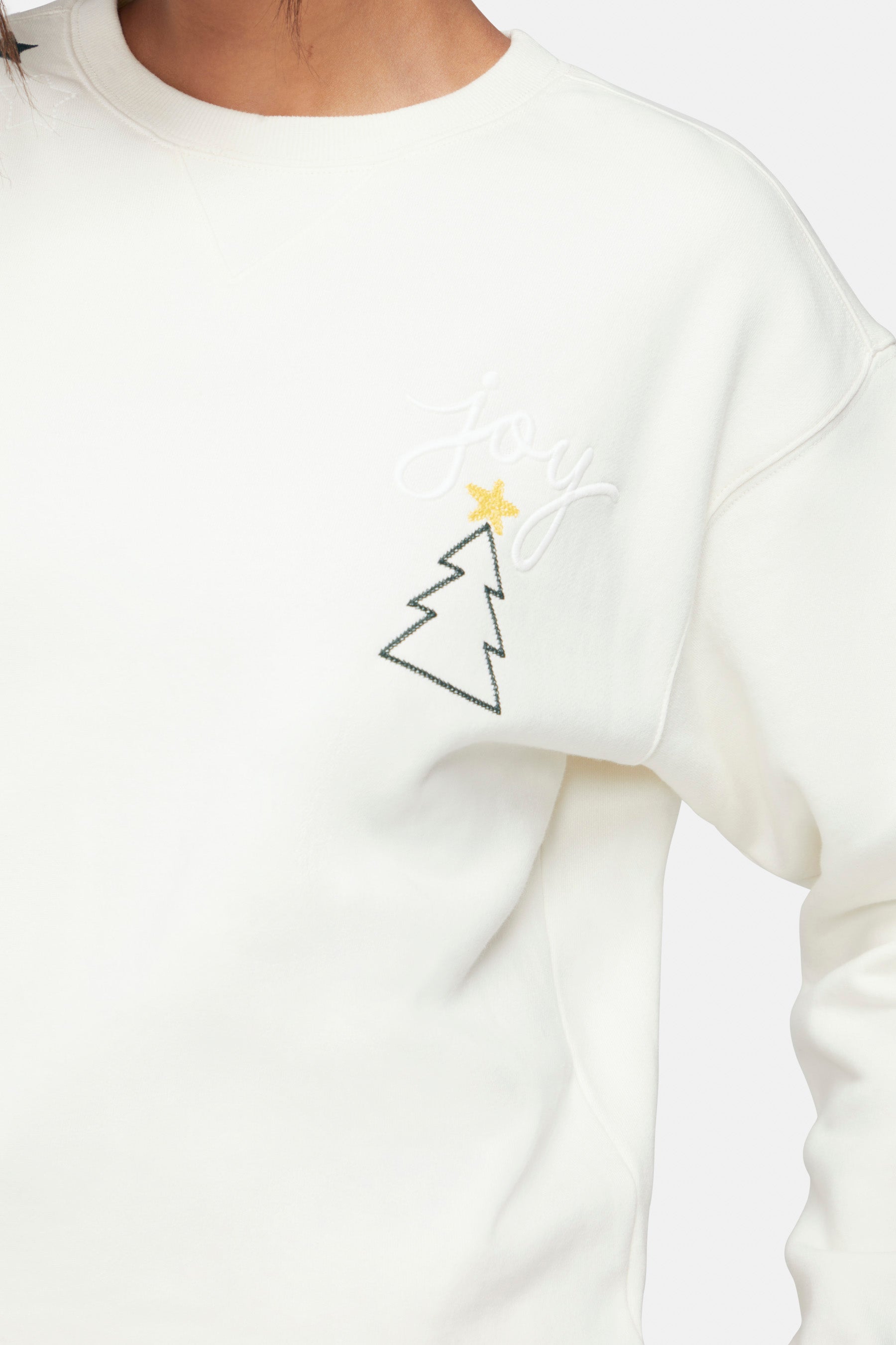 Joy Tree Cody Sweatshirt | Whisper White