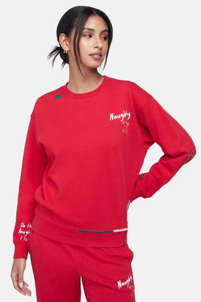 Naughty Cody Sweatshirt | Jester Red