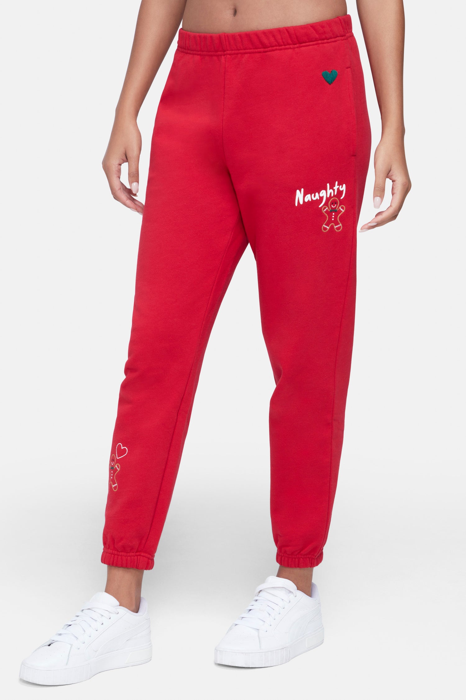 Naughty Emmy Sweatpants | Jester Red