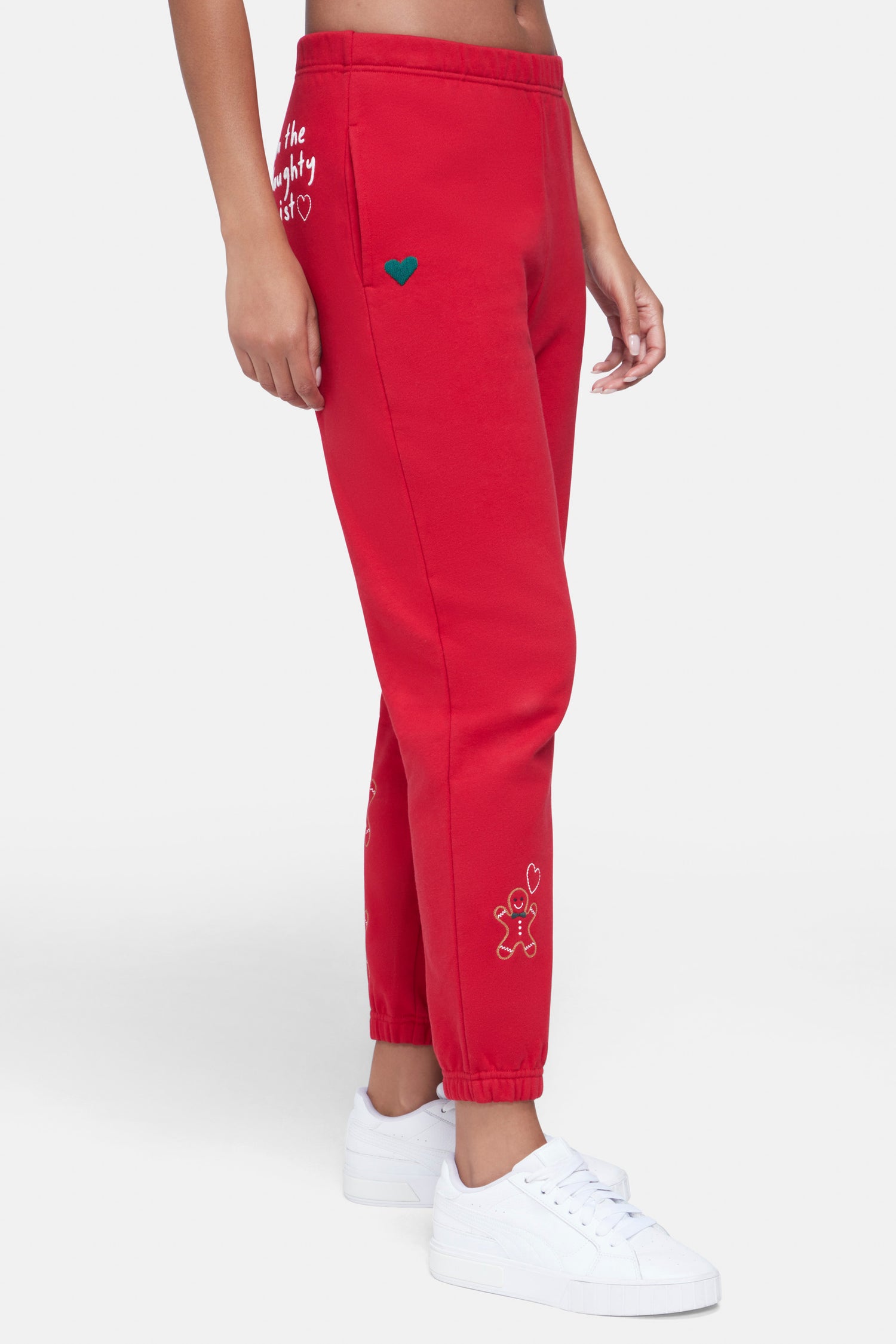 Naughty Emmy Sweatpants | Jester Red