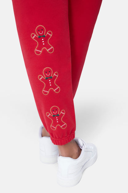 Naughty Emmy Sweatpants | Jester Red