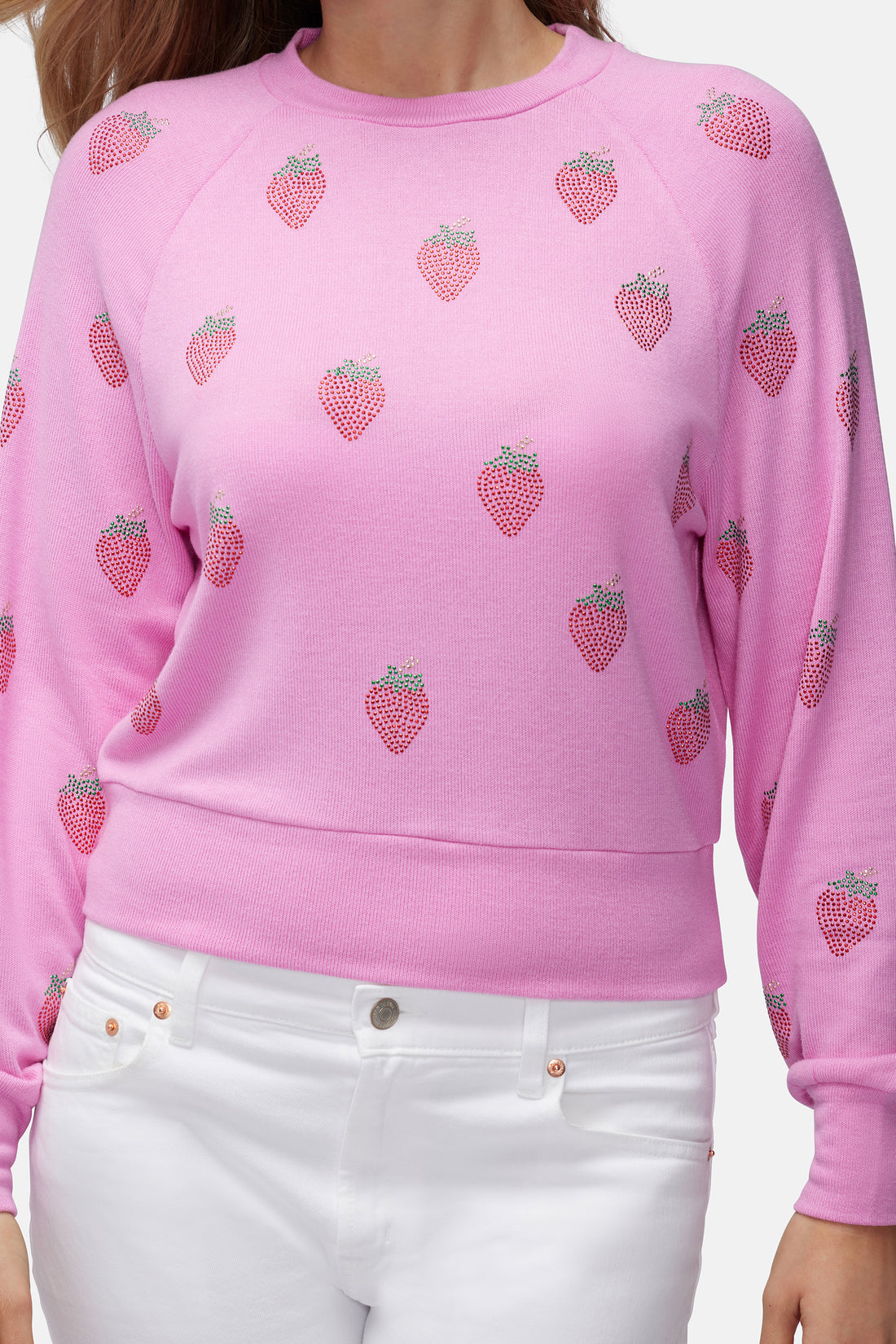 Strawberry Bridget Sweater | Cyclamen