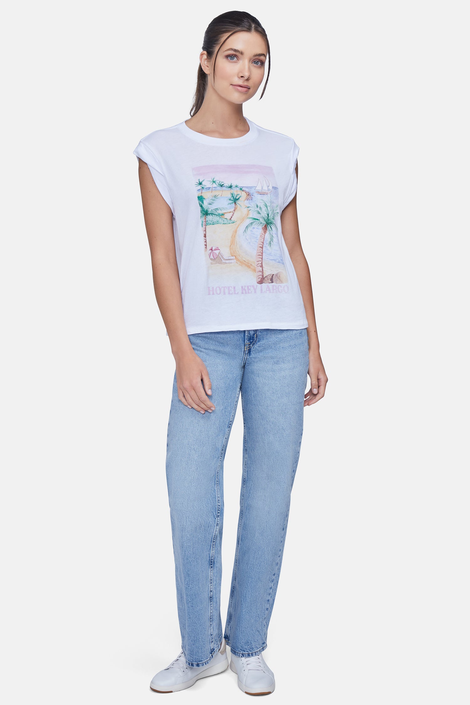 Hotel Key Largo Anabelle Tank | Clean White