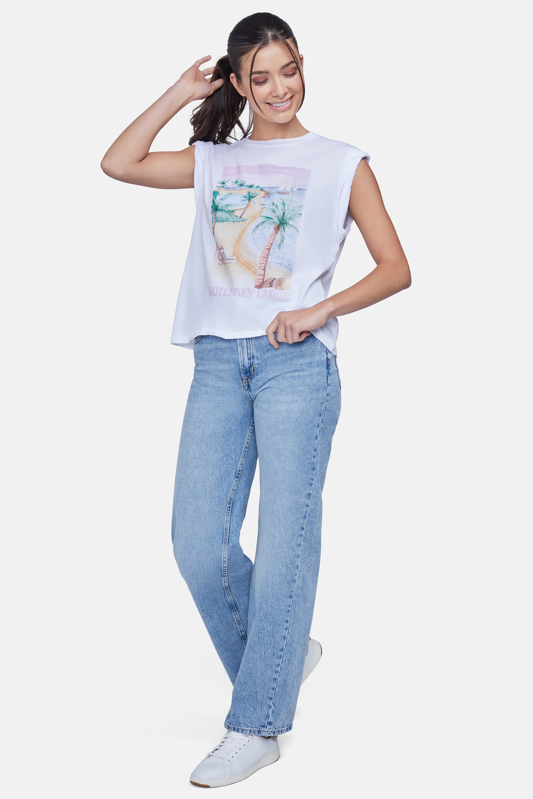 Hotel Key Largo Anabelle Tank | Clean White